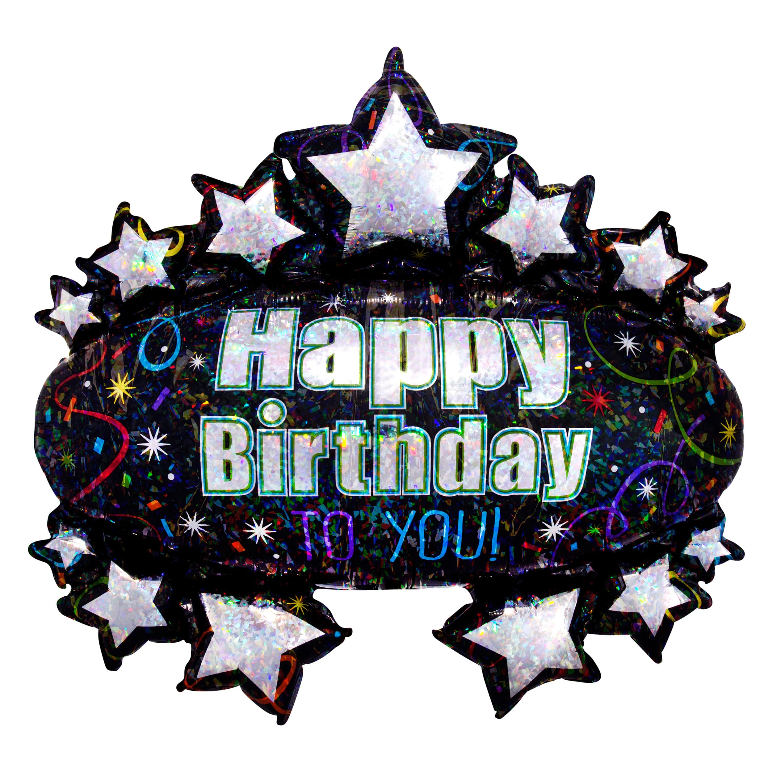SuperShape™ 31" Brilliant Birthday Marquee Foil Balloon