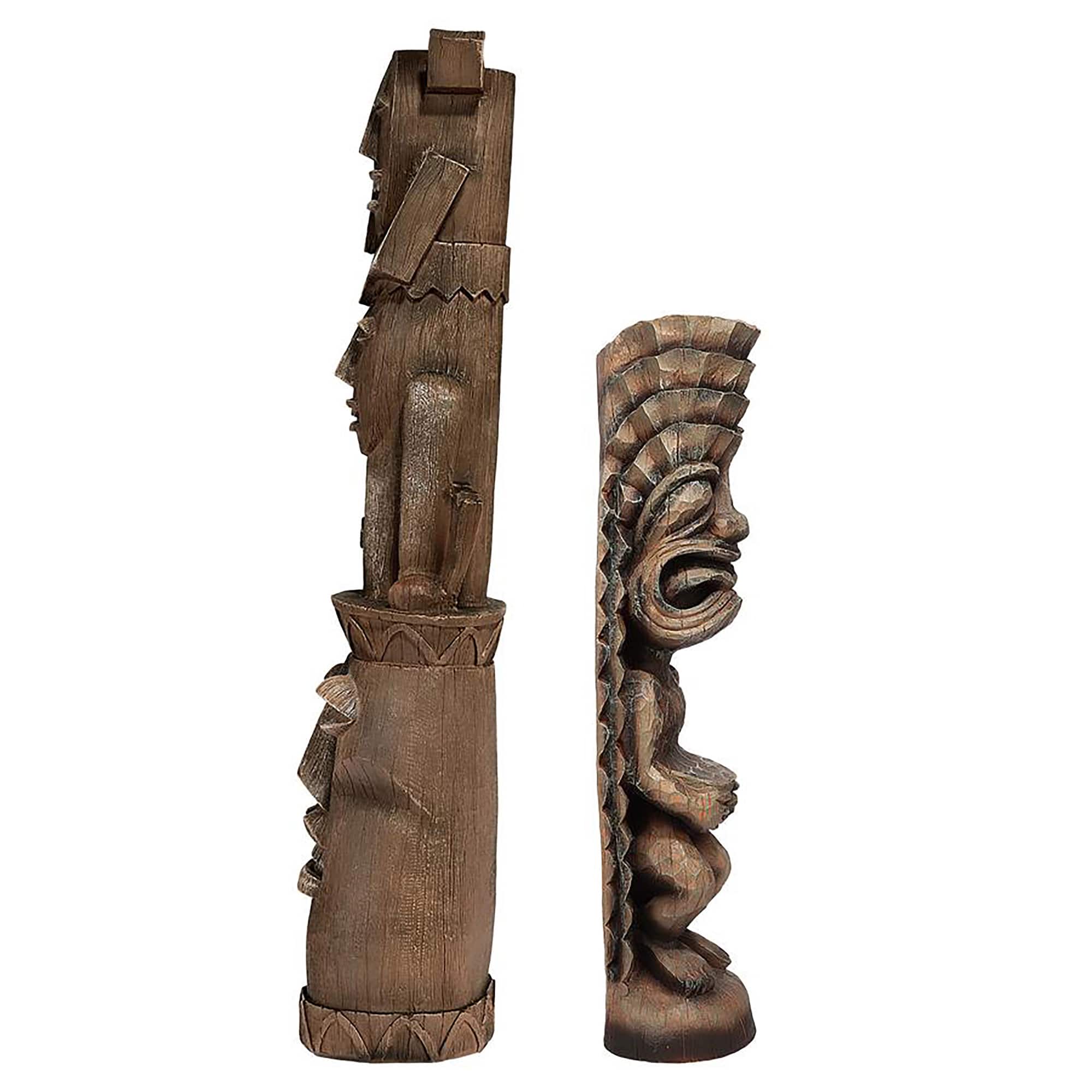 Design Toscano&#xAE; Gods of the Three Pleasures &#x26; Luau Tiki Gods Statue Set