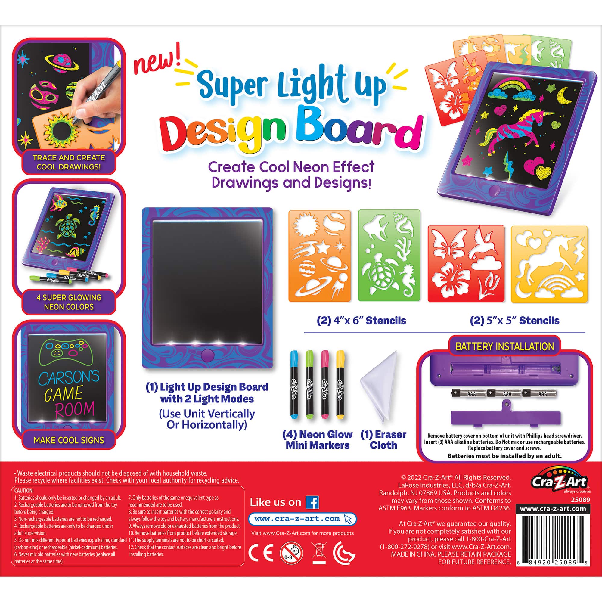 Pologame Art board アート Cra-Z-Art® Super Light-Up Design Board | Michaels