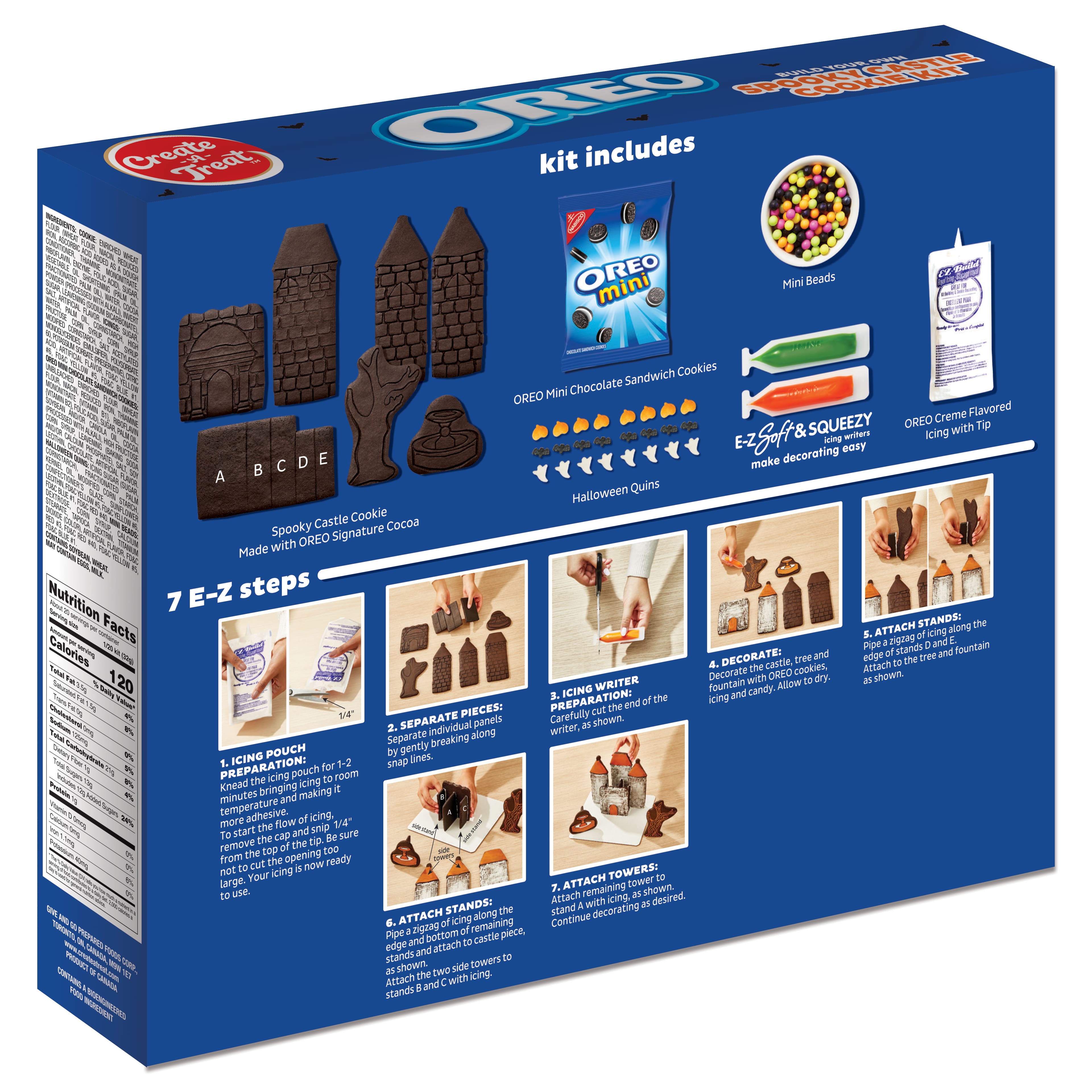 Create-A-Treat™ Oreo Build Your Own Spooky Castle Cookie Kit