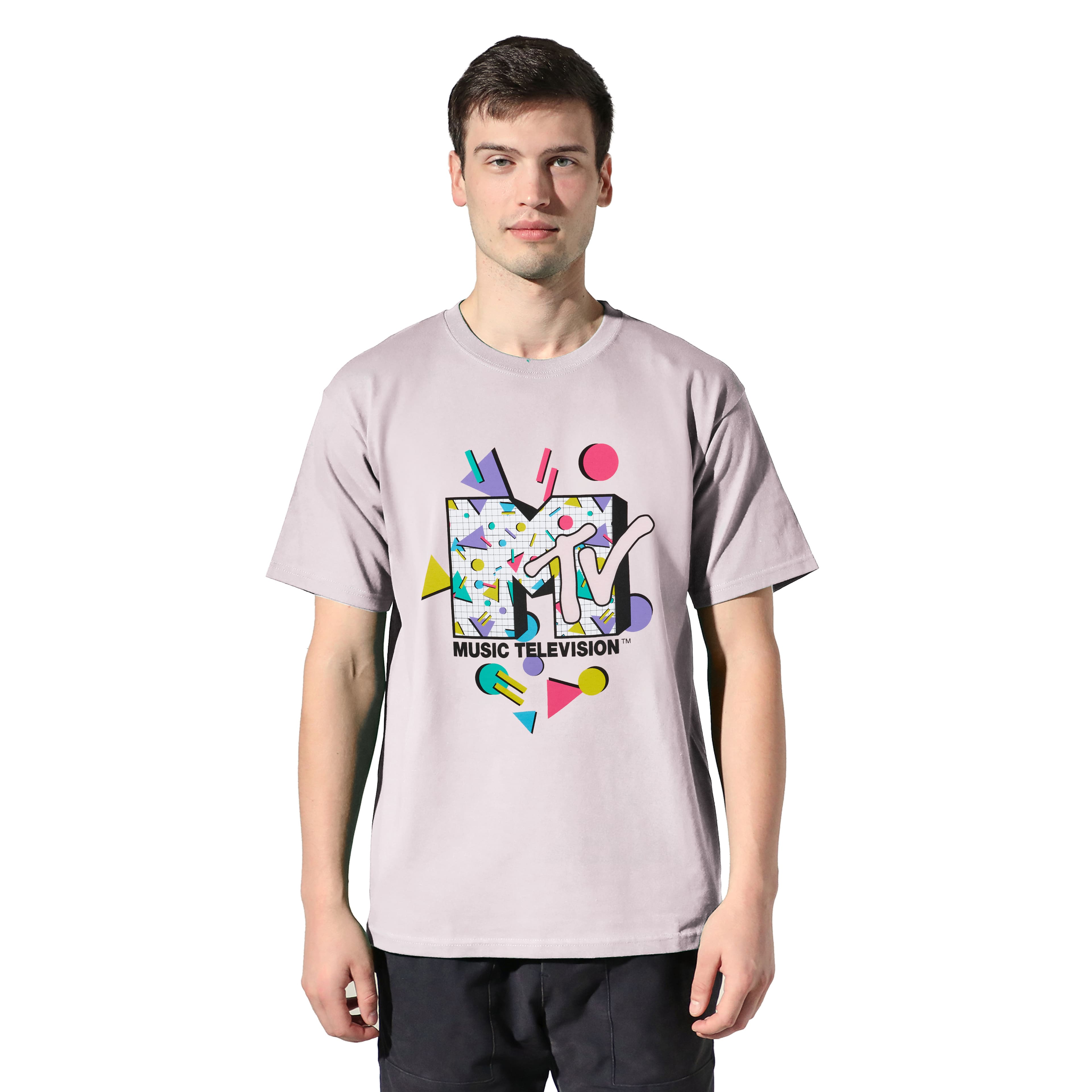 Light Pink 90s MTV Cotton T-Shirt