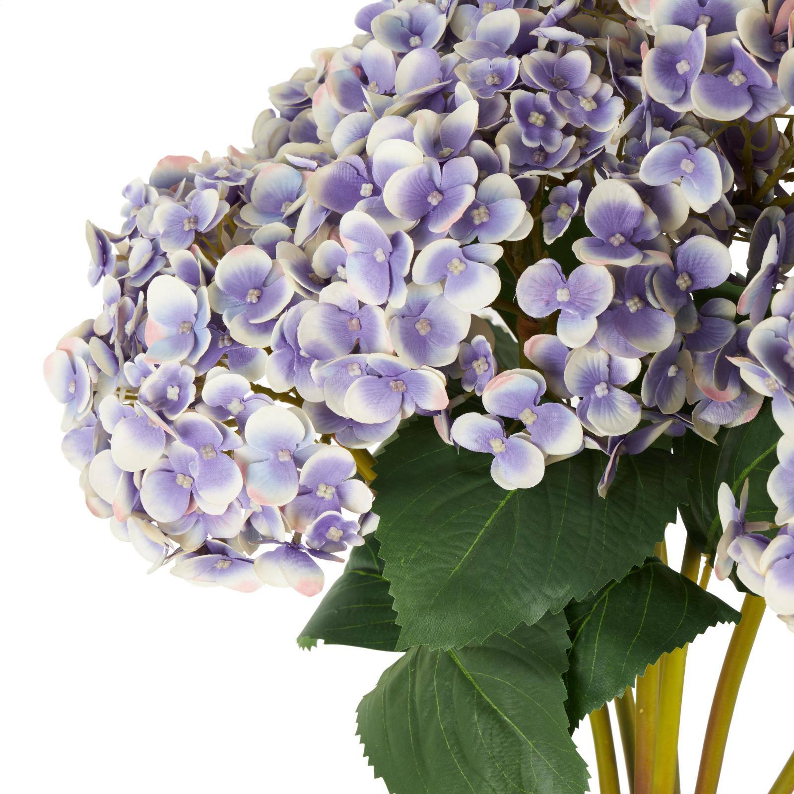 32" Purple Hydrangea Artificial Flower Stem, 8ct.