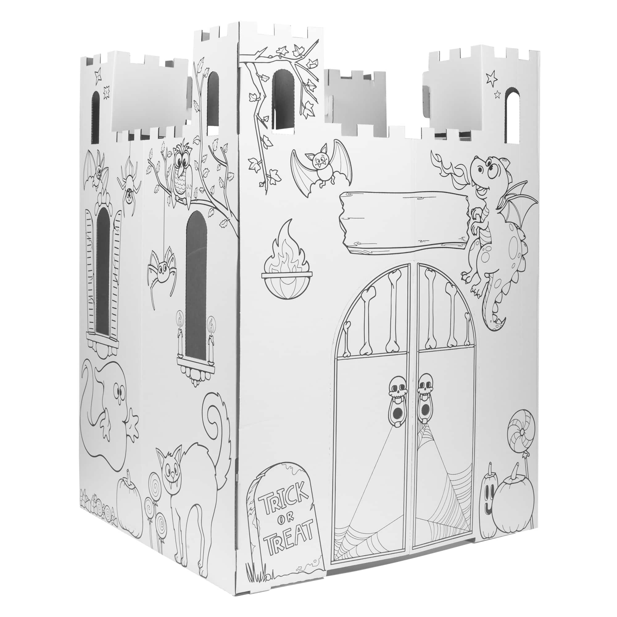 Easy Playhouse Haunted Castle Cardboard Playhouse