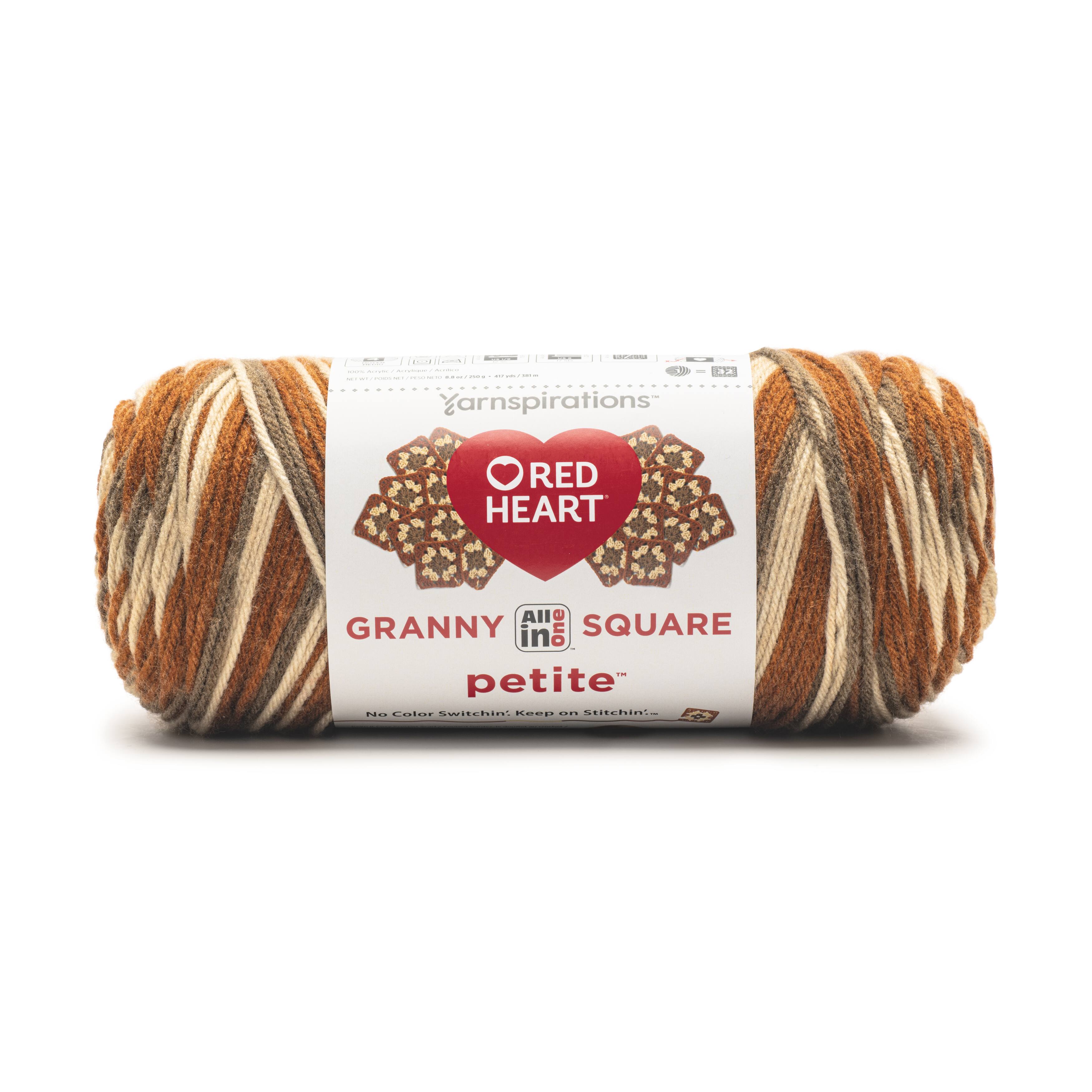 Red Heart® All in One™ Granny Square Petit™ Yarn, Color: Mocha