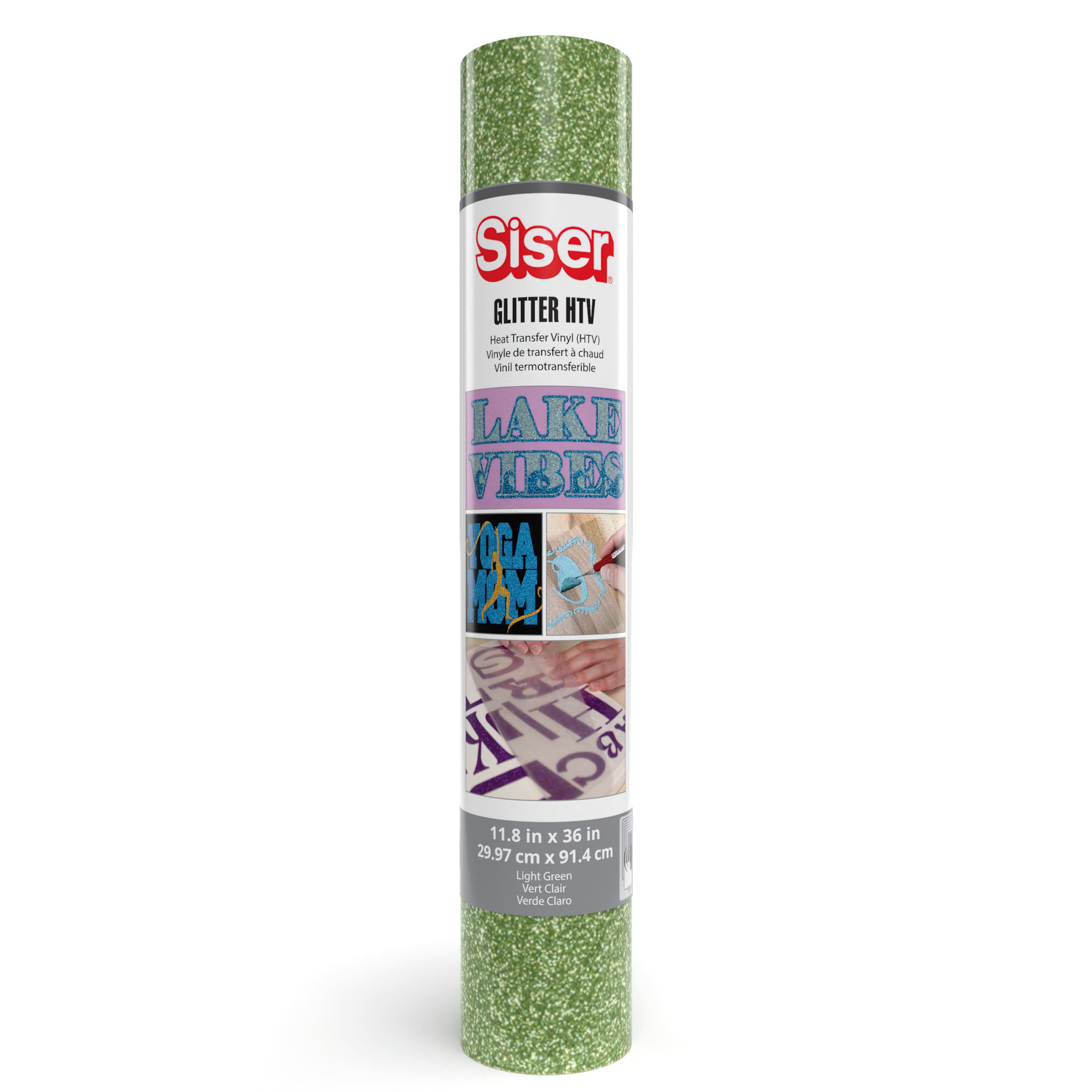 8 Pack: Siser® Glitter Heat Transfer Vinyl