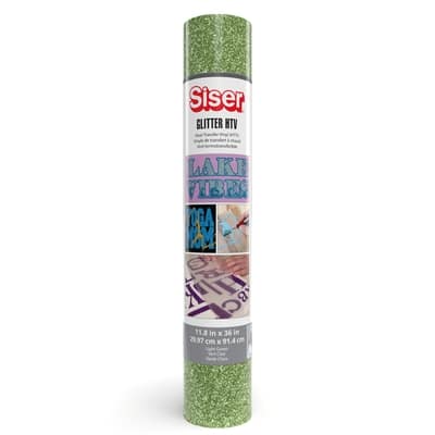 11.8 x 60 Glitter Heat Transfer Vinyl Roll - Royal - Siser Vinyl Rolls - Craft Machines & Materials