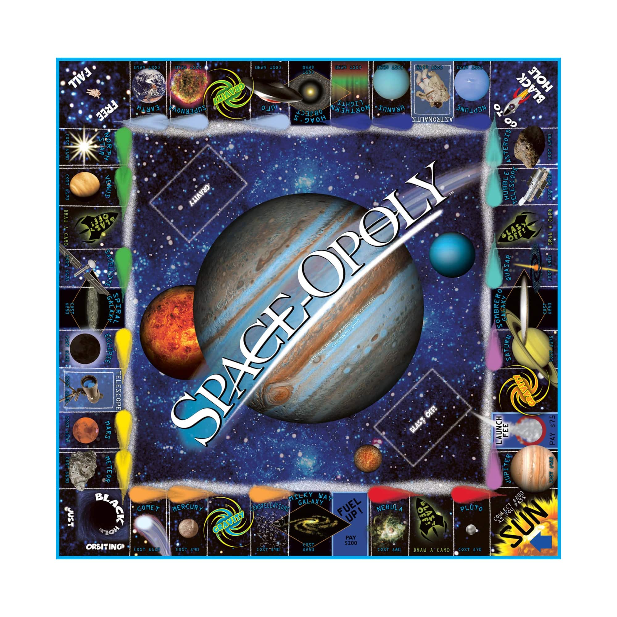 Late For The Sky Space-Opoly™ Board Game