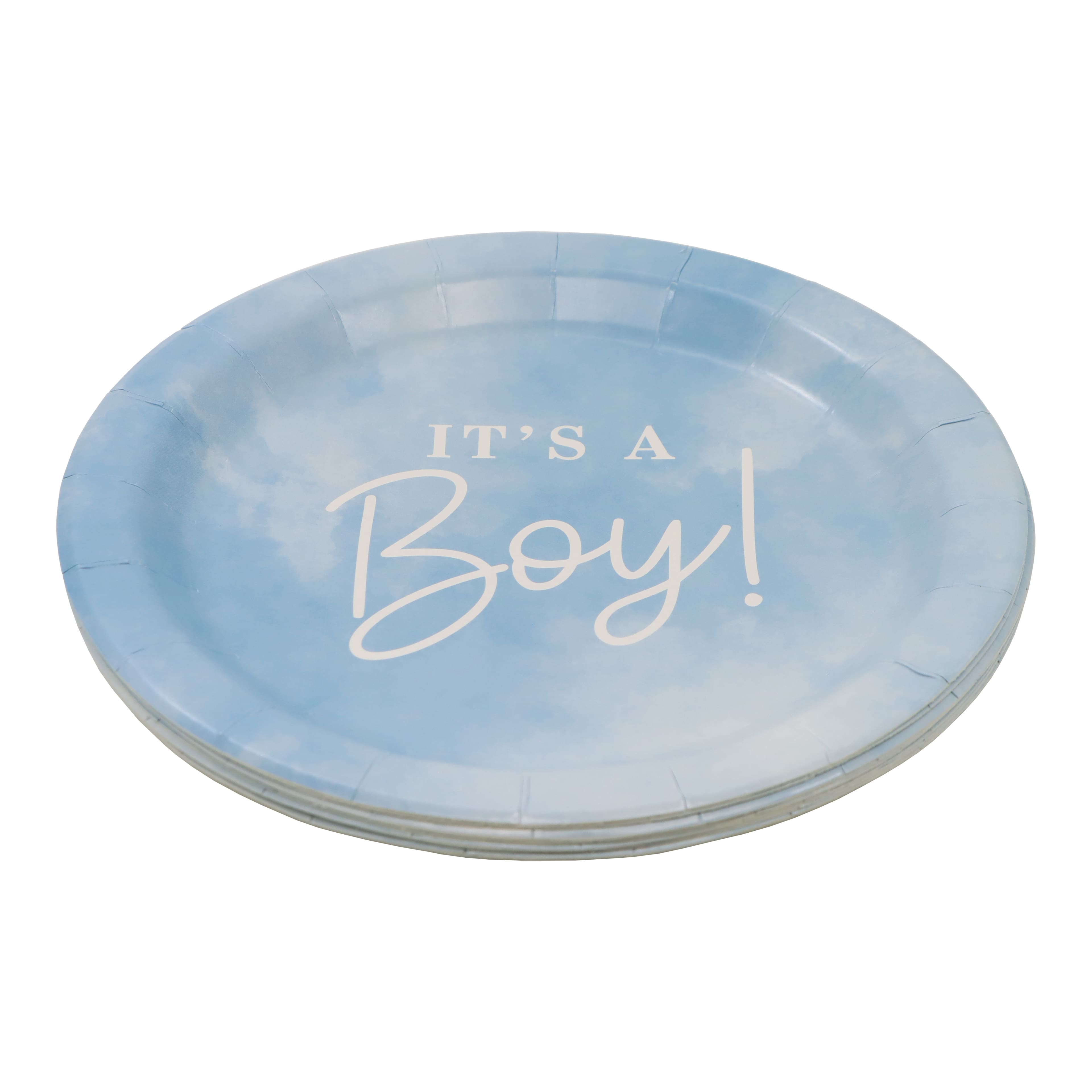 7&#x22; It&#x27;s A Boy Plates, 10ct. by Celebrate It&#x2122;