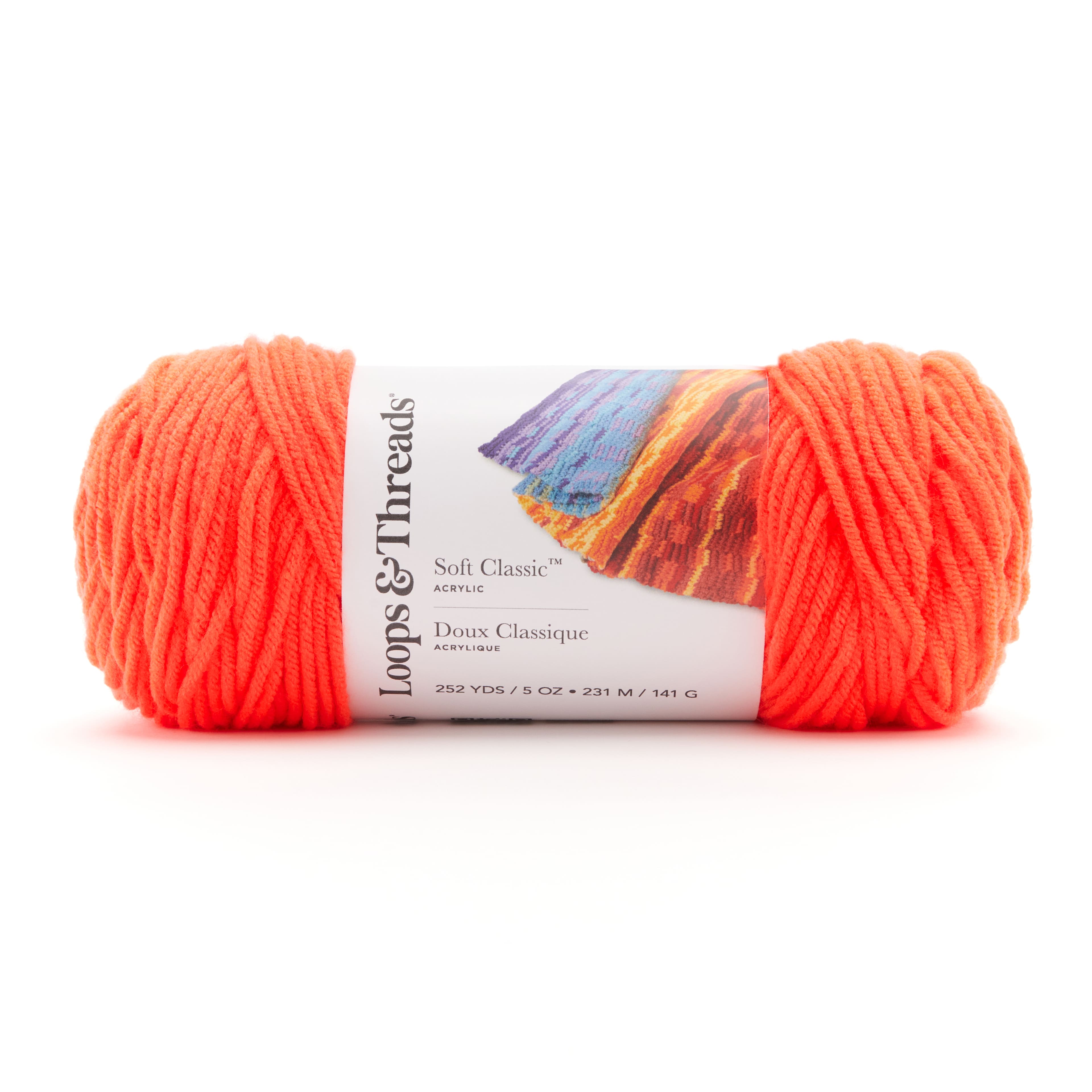 12 Pack: Soft Classic™ Neon Yarn by Loops & Threads®