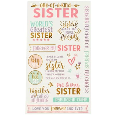 Sister Stickers by Recollections™ | Michaels