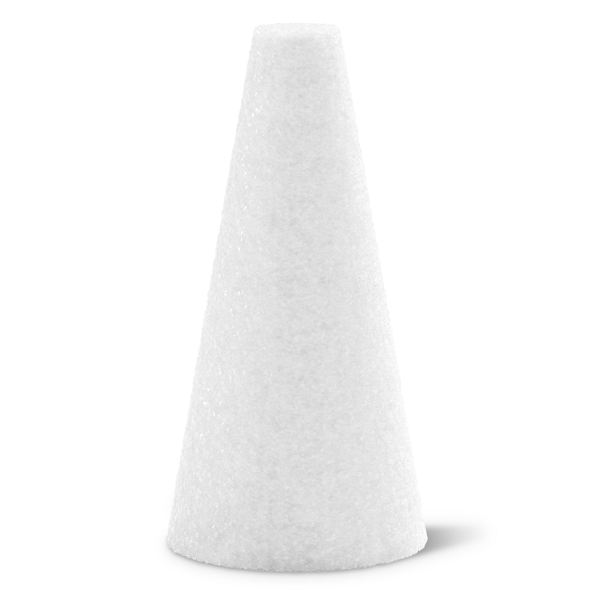 36 Pack: FloraCraft® CraftFōM Cone White, 2.75" x 6"