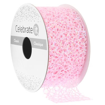1.5" x 3yd. Web Glitter Ribbon by Celebrate It™ Classic image