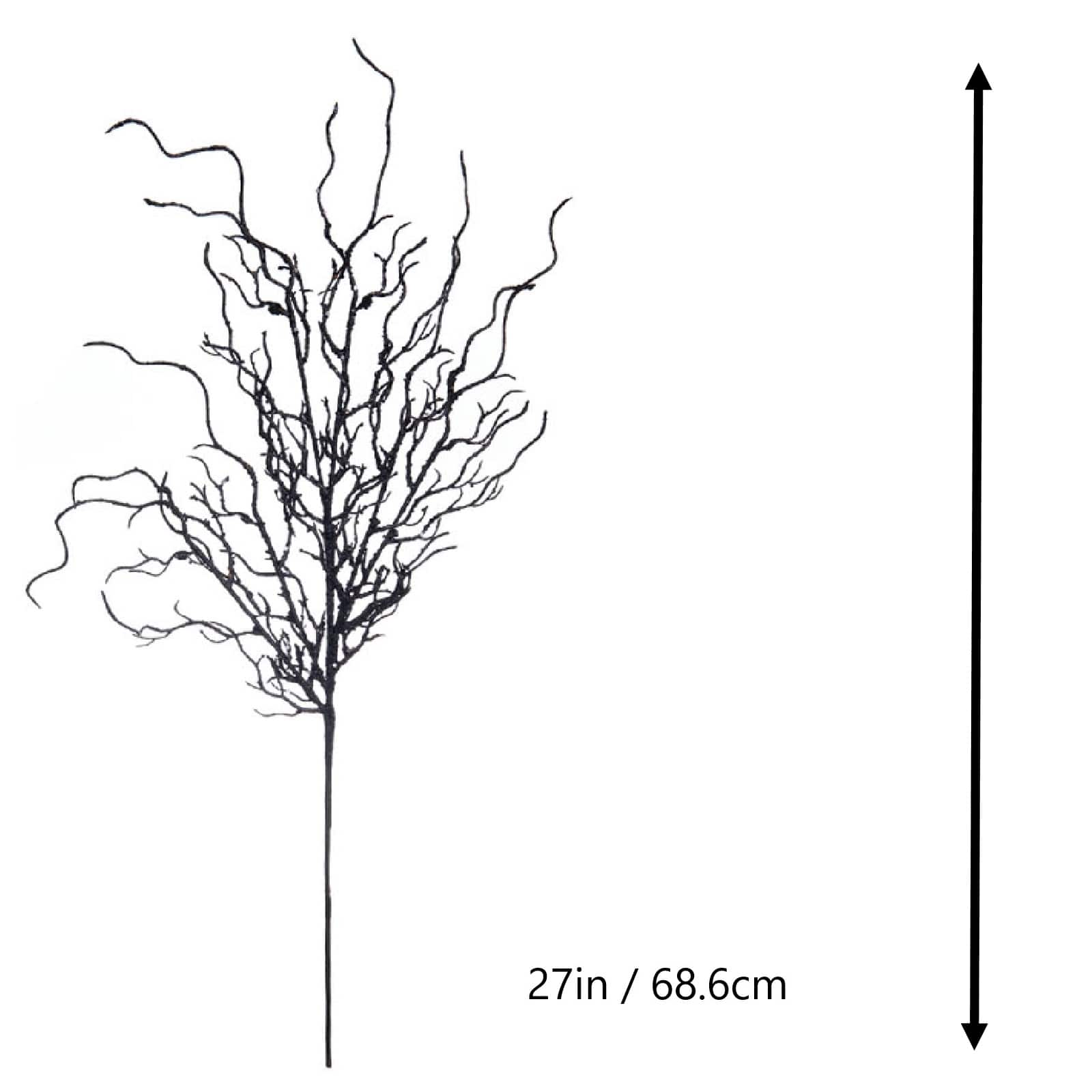 27&#x22; Black Glitter Twig Pick by Ashland&#xAE;