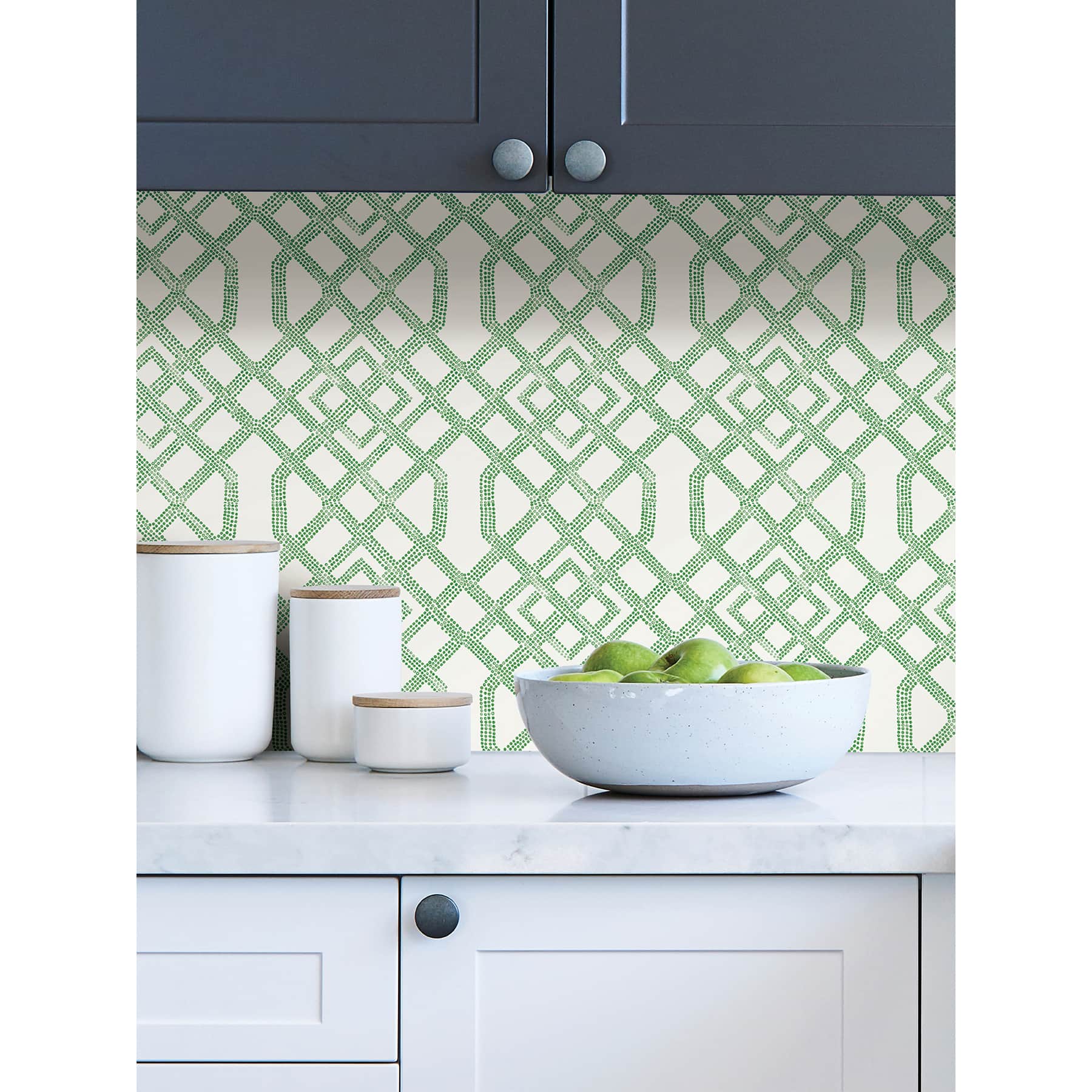 NuWallpaper Green Tanner Peel &#x26; Stick Wallpaper