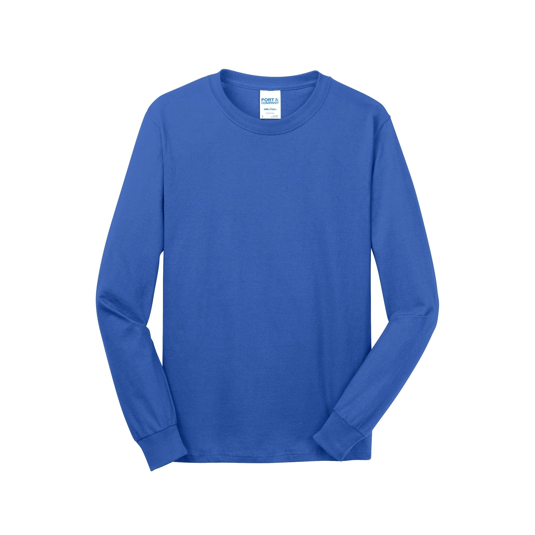 Port &#x26; Company&#xAE; Long Sleeve Adult Core Cotton T-Shirt