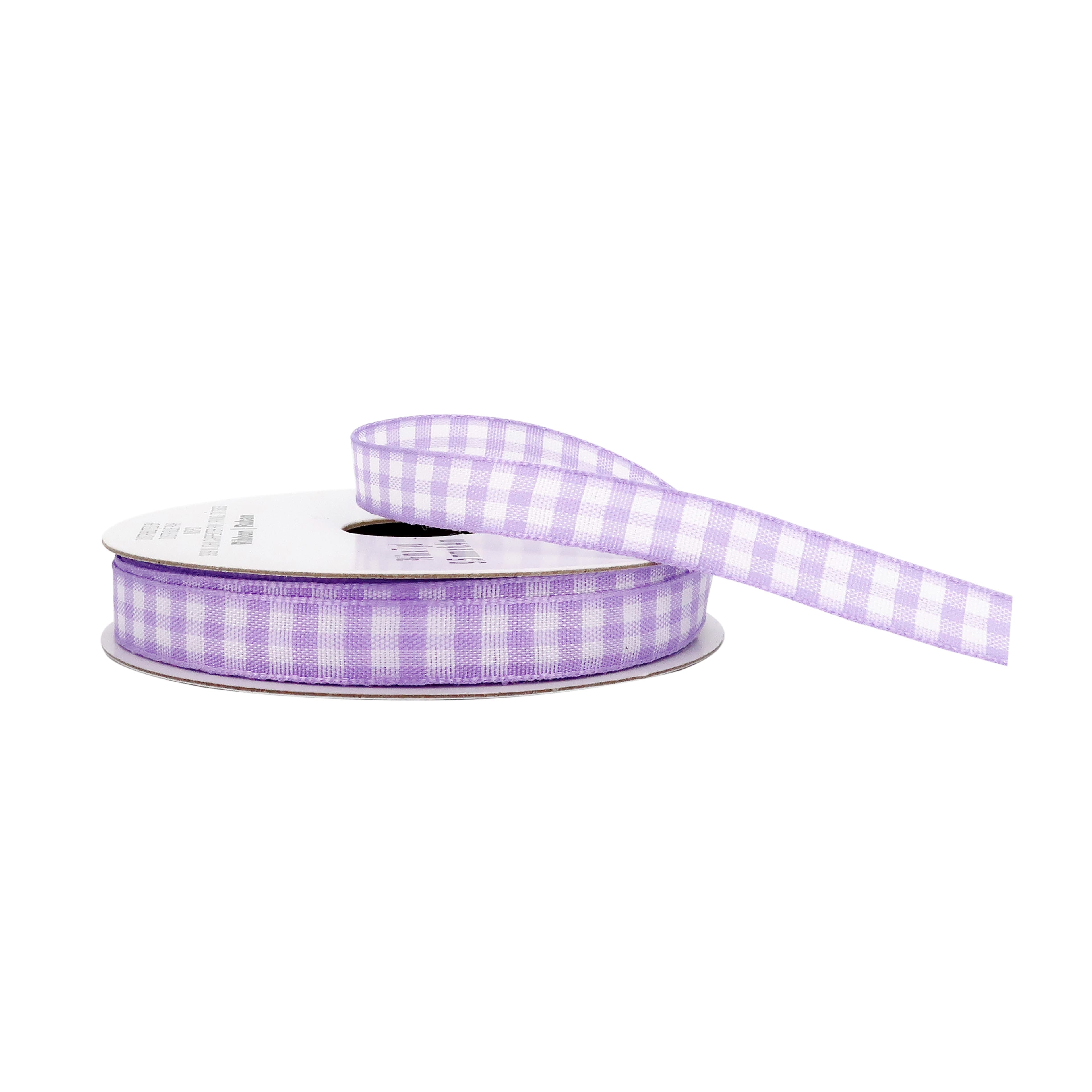 12 Pack: 3/8'' x 7yd. Gingham Ribbon by Celebrate It™