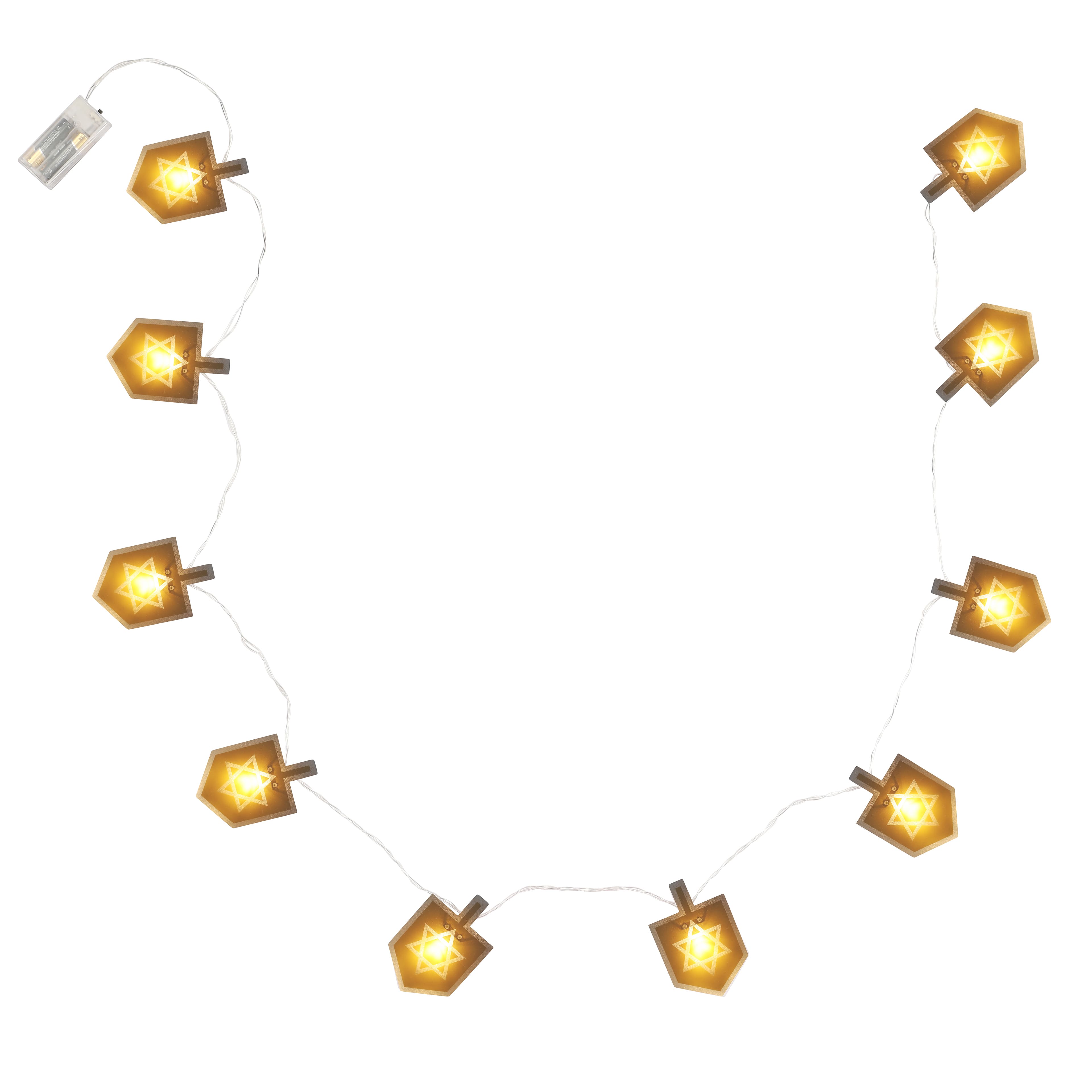 10ct. Dreidel LED String Lights by Ashland&#xAE;