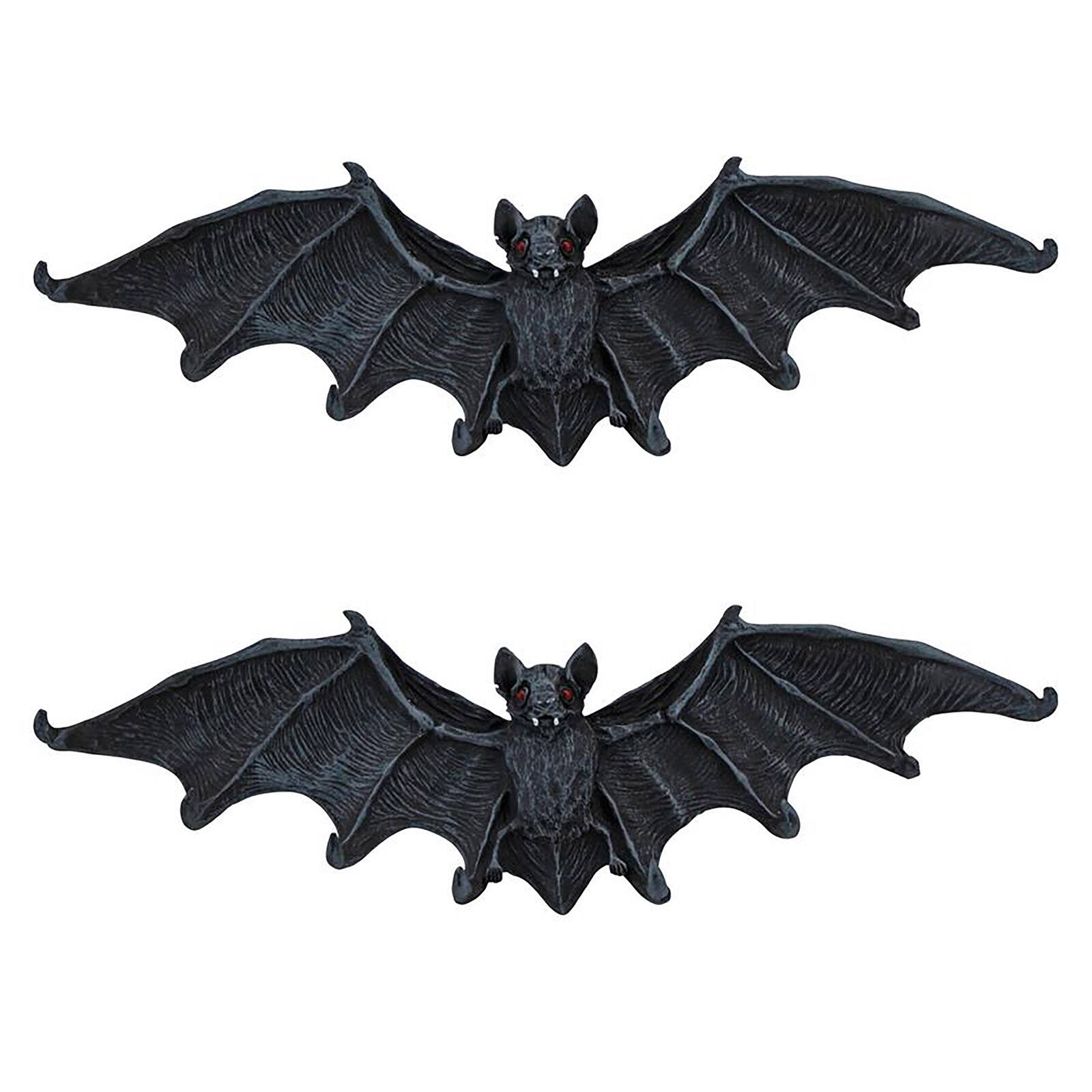 Design Toscano Medium Vampire Bat Key Holder Wall Sculpture Set