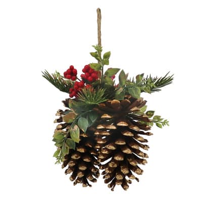 Pinecone & Berry Wall Accent by Ashland® | Michaels