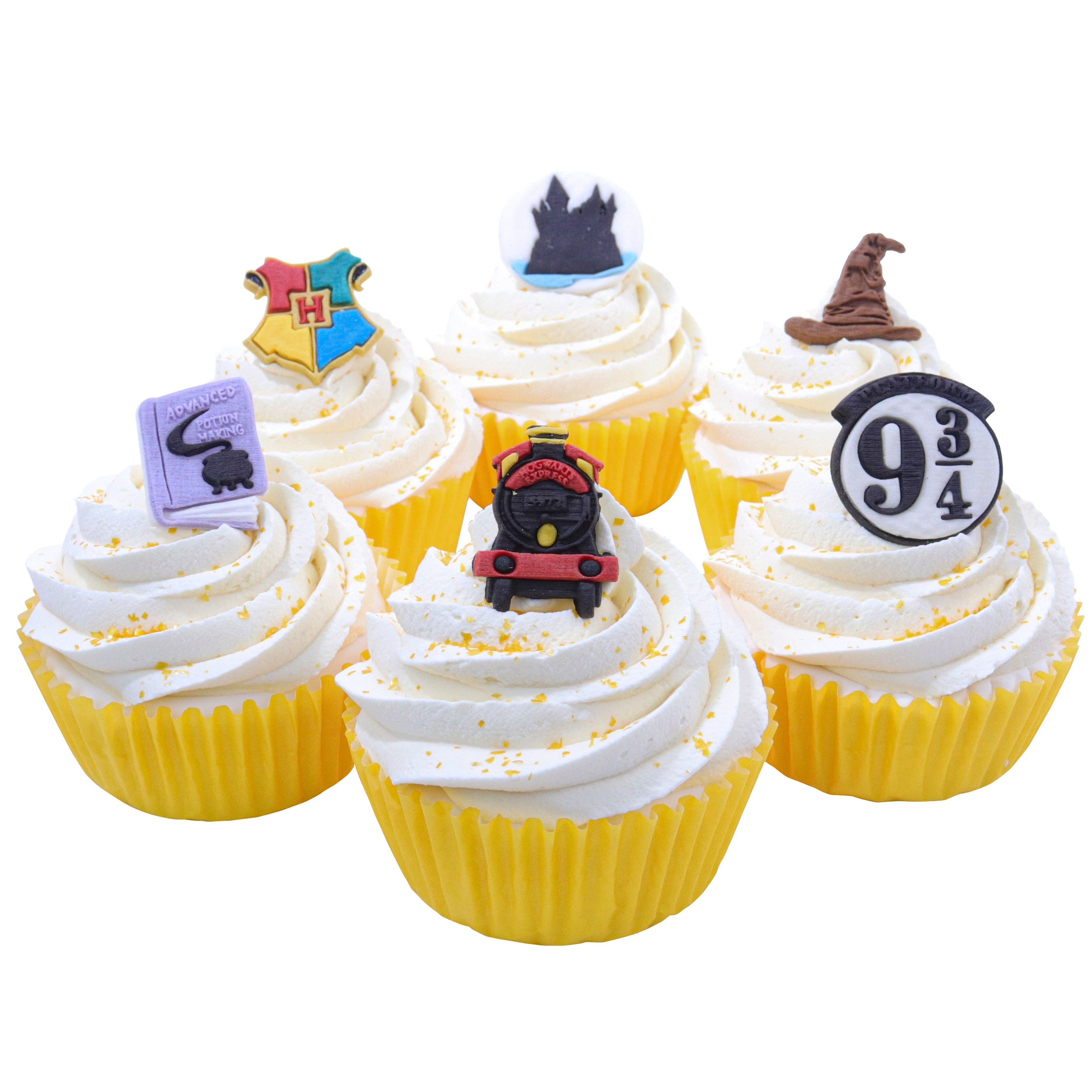 PME Cake&#xAE; Hogwarts&#x2122; Edible Cake Toppers, 6ct.