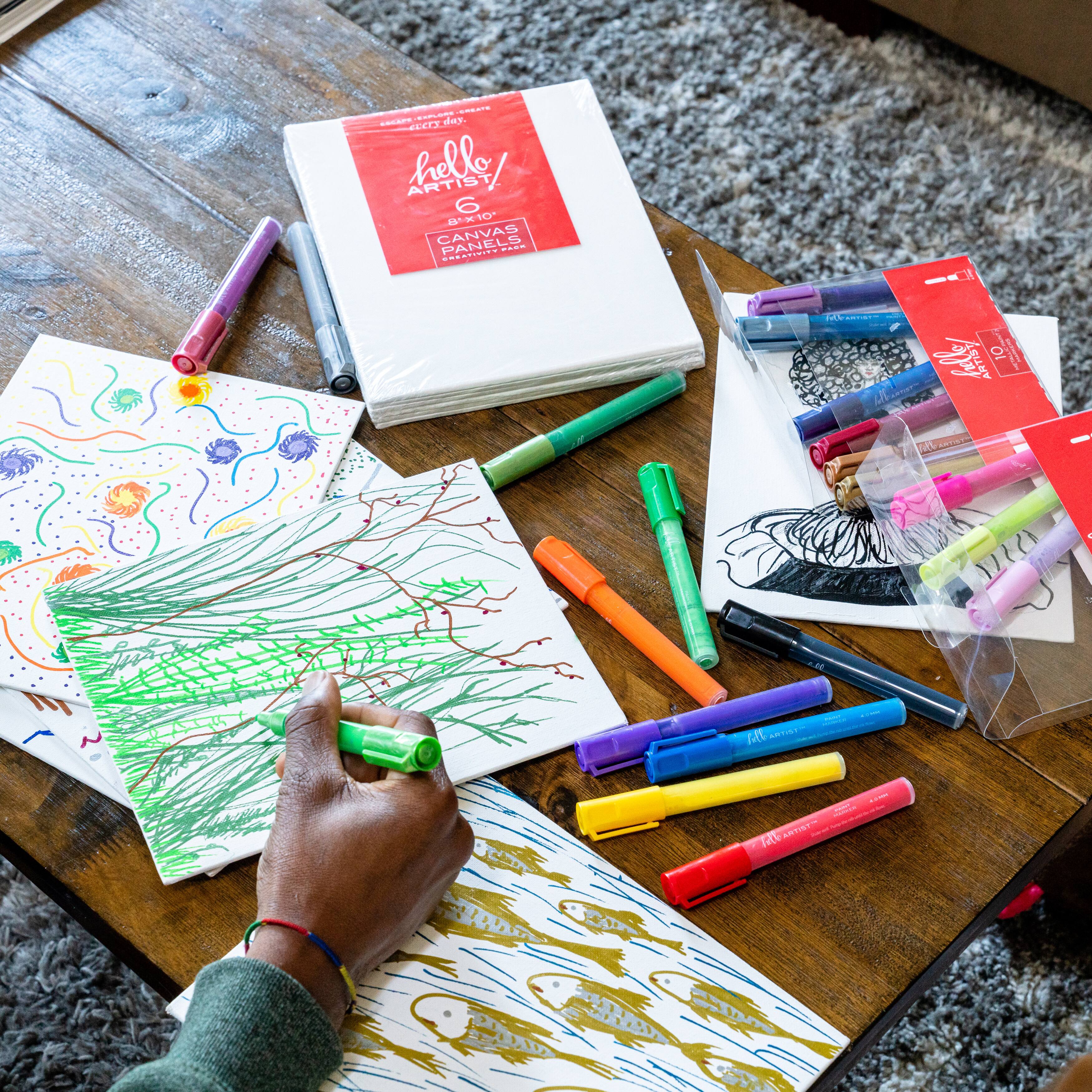 Hello, Artist! Canvas Panels