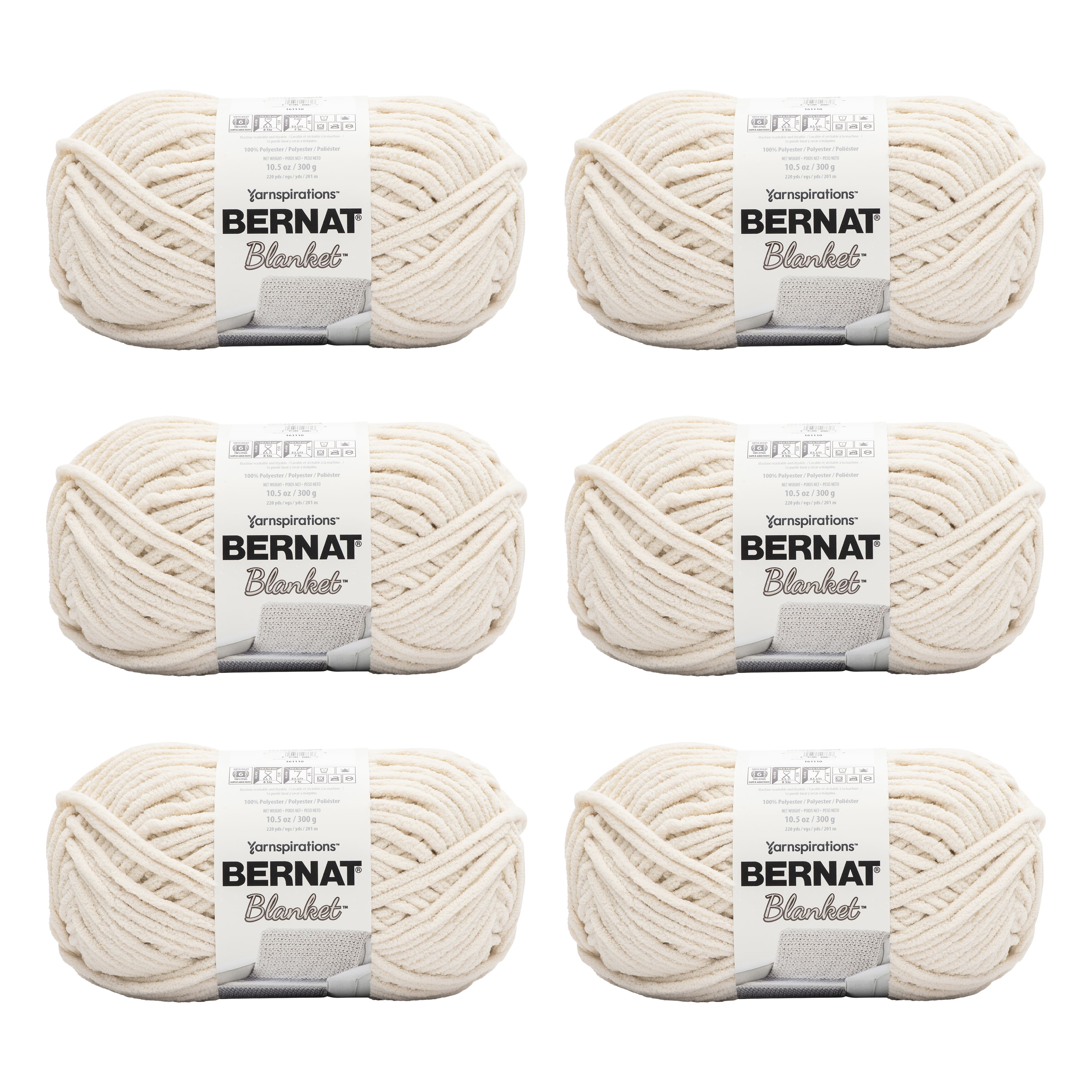 6 Pack: Bernat® Blanket™ Yarn