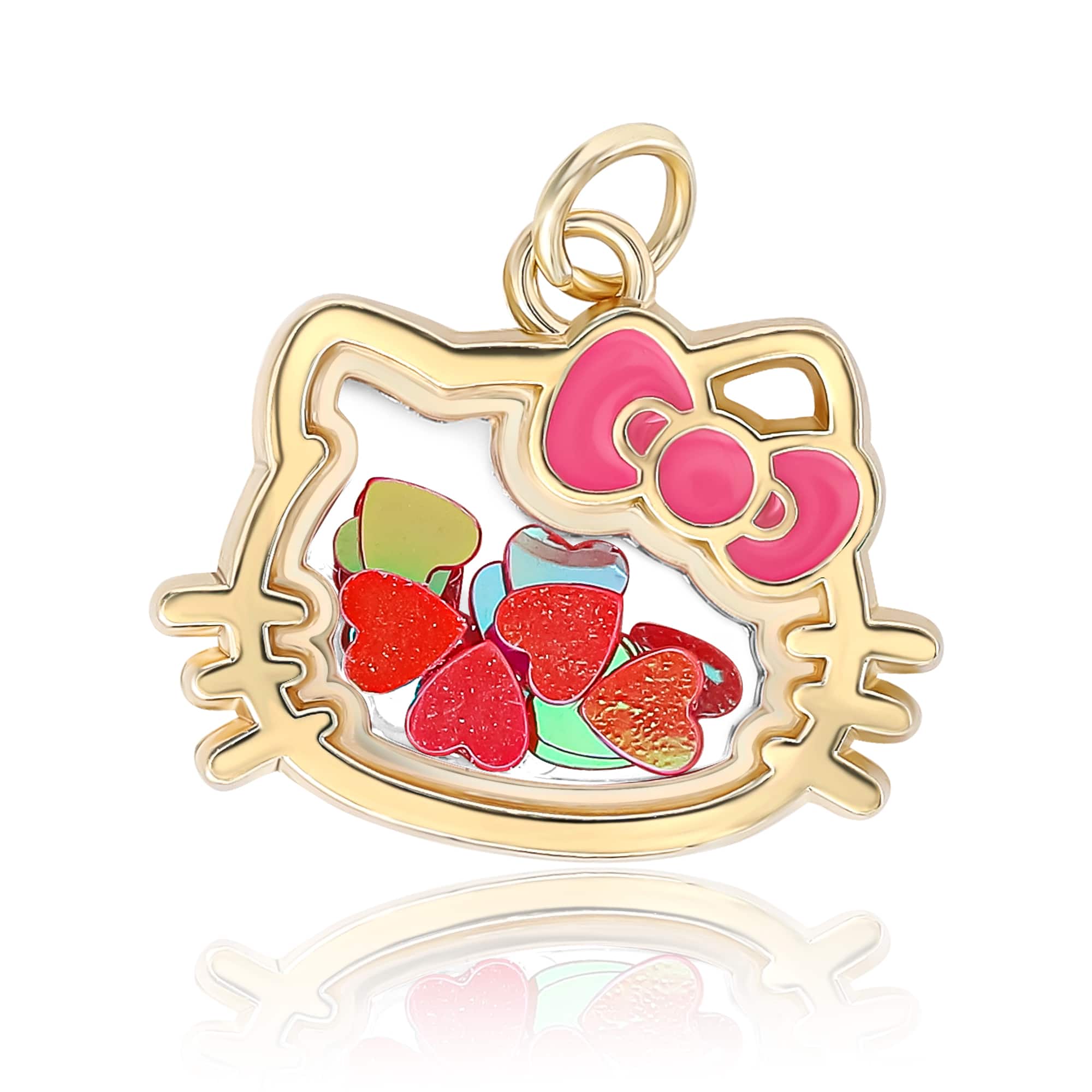 Hello Kitty® Gold Shaker Charm