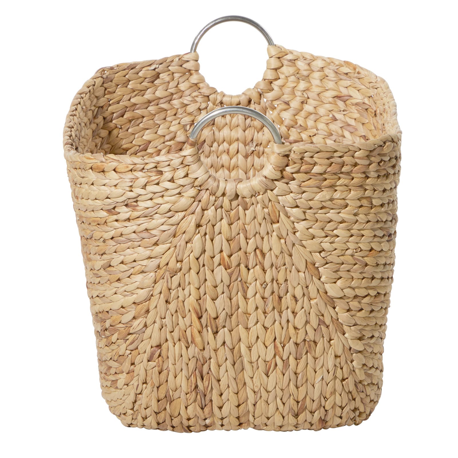 Large Brown Seagrass Contemporary Storage Basket