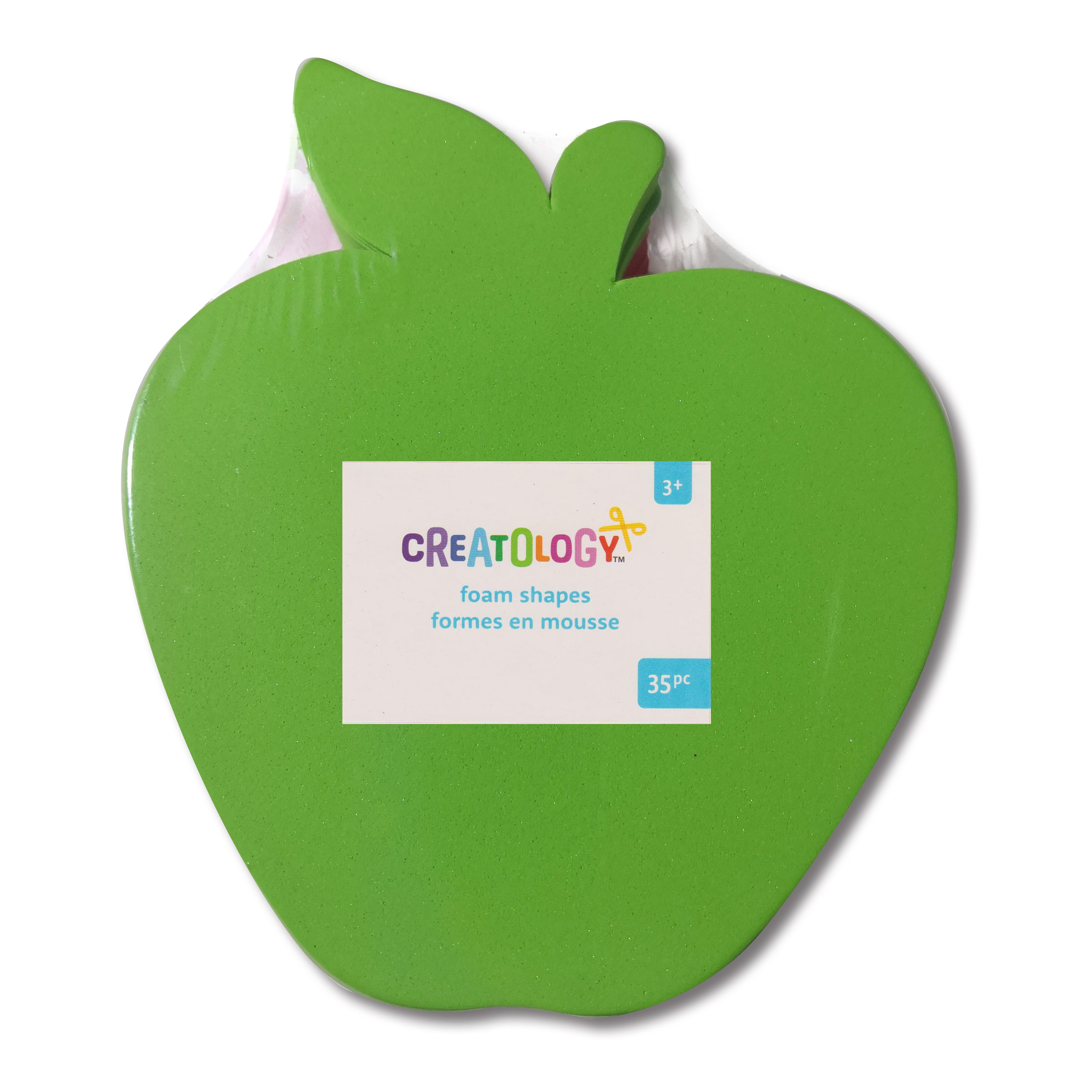 12 Packs: 35 ct. (420 total) 6.5&#x22; Red &#x26; Green Apple Foam Shapes by Creatology&#x2122;