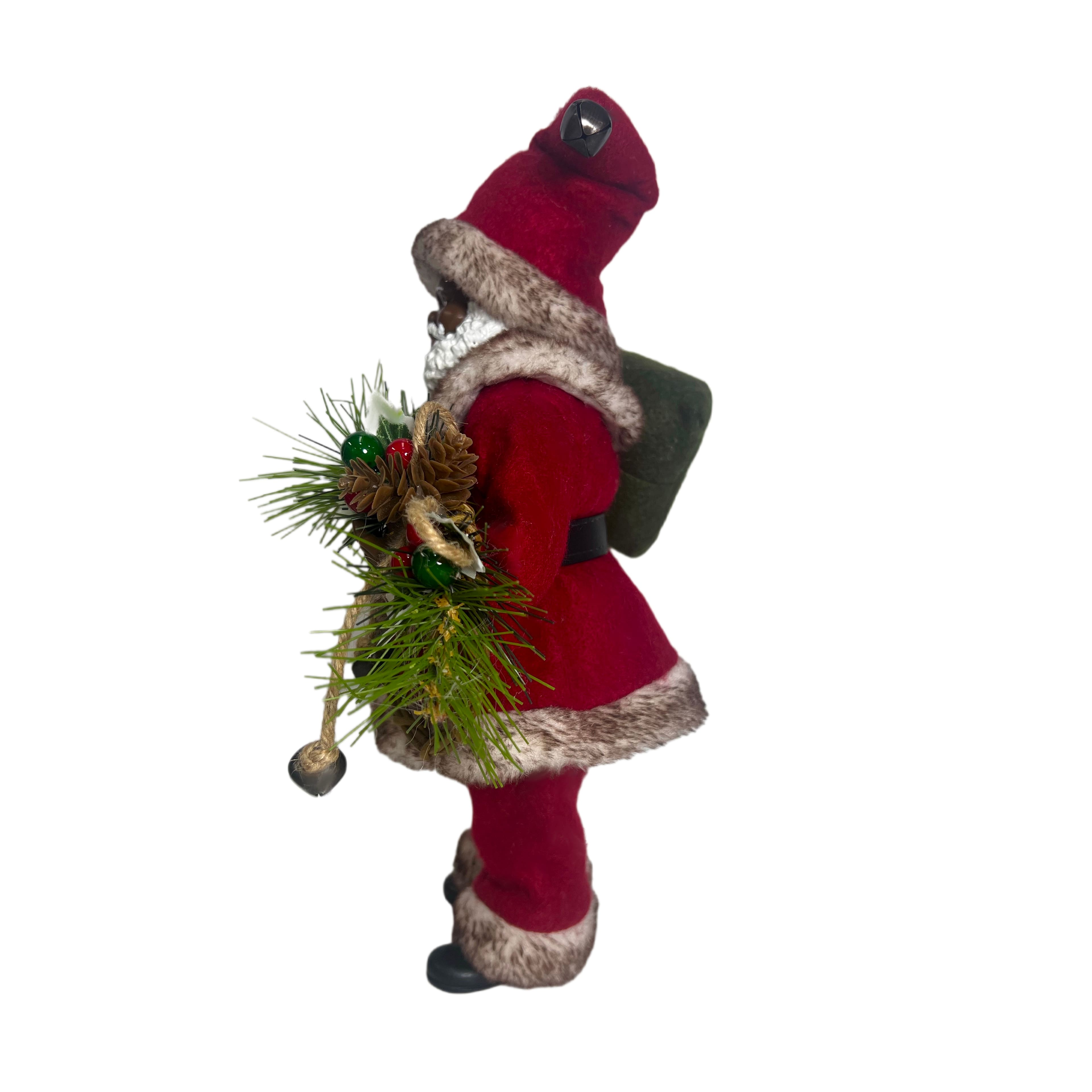 10.5&#x22; Santa with Wreath Decoration by Ashland&#xAE;