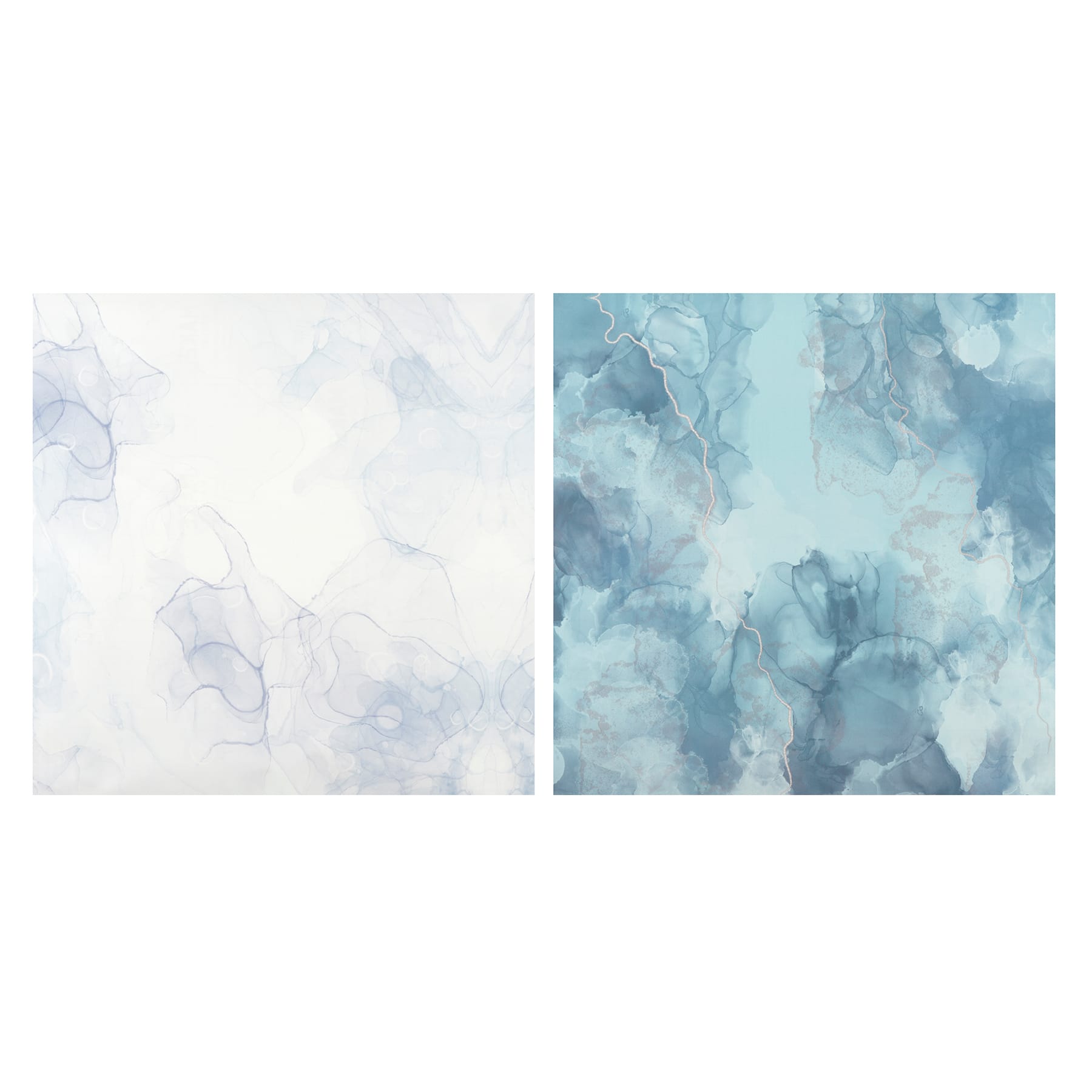 12" x 12" Teal Alcohol Ink Sublimation Sheets, 2ct. by Make Market®