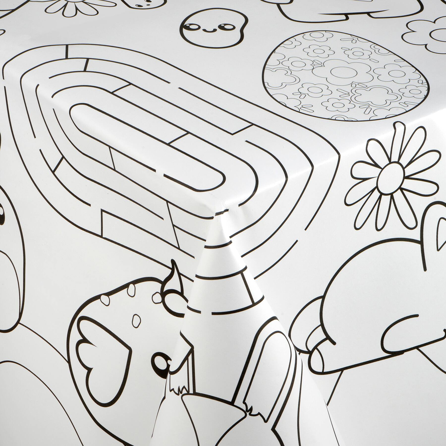 84&#x22; x 54&#x22; Colour-In Paper Table Cover by Ashland&#xAE;