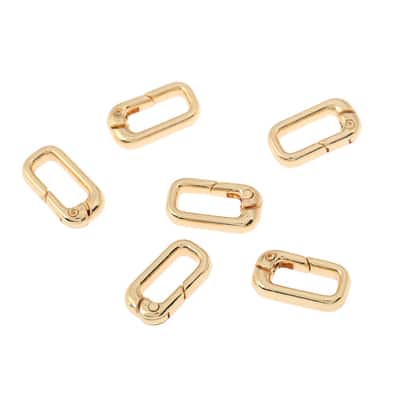 19mm Metal Rectangle Hinged Closures, 6ct. by Bead Landing™ | Michaels