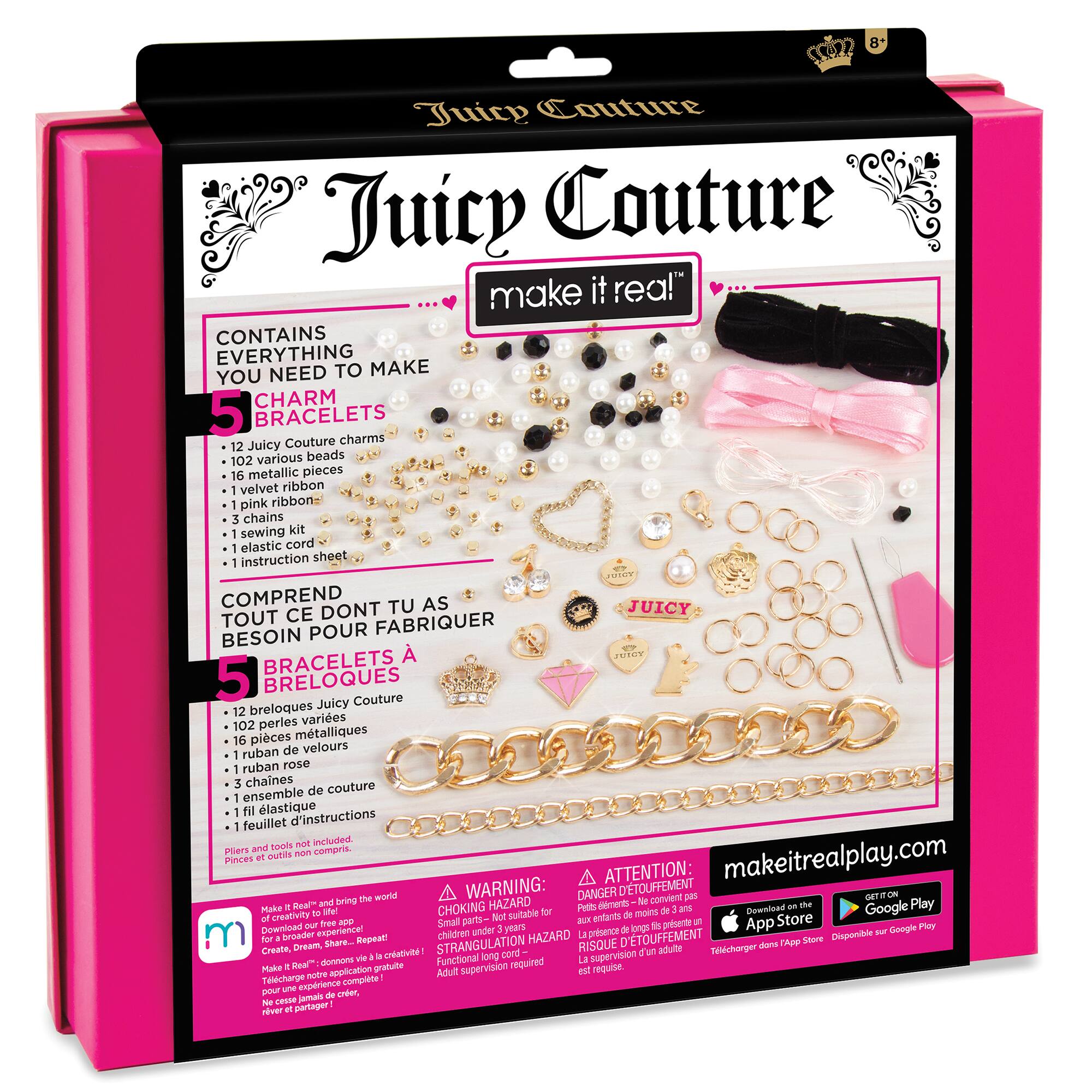 Make It Real Juicy Couture Chains &#x26; Charms Bracelet Kit
