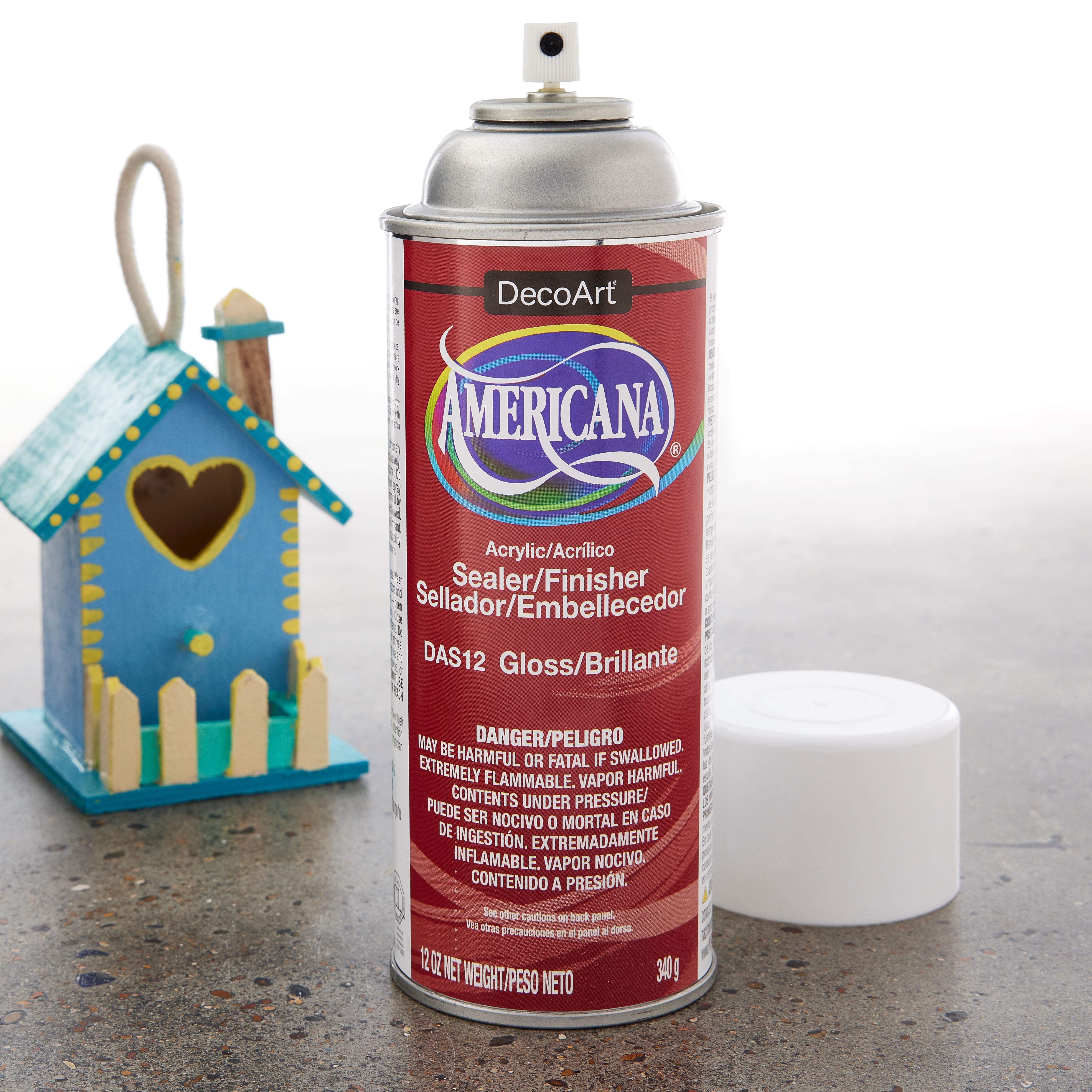 12 Pack: DecoArt&#xAE; Americana&#xAE; Gloss Acrylic Spray Sealer &#x26; Finisher