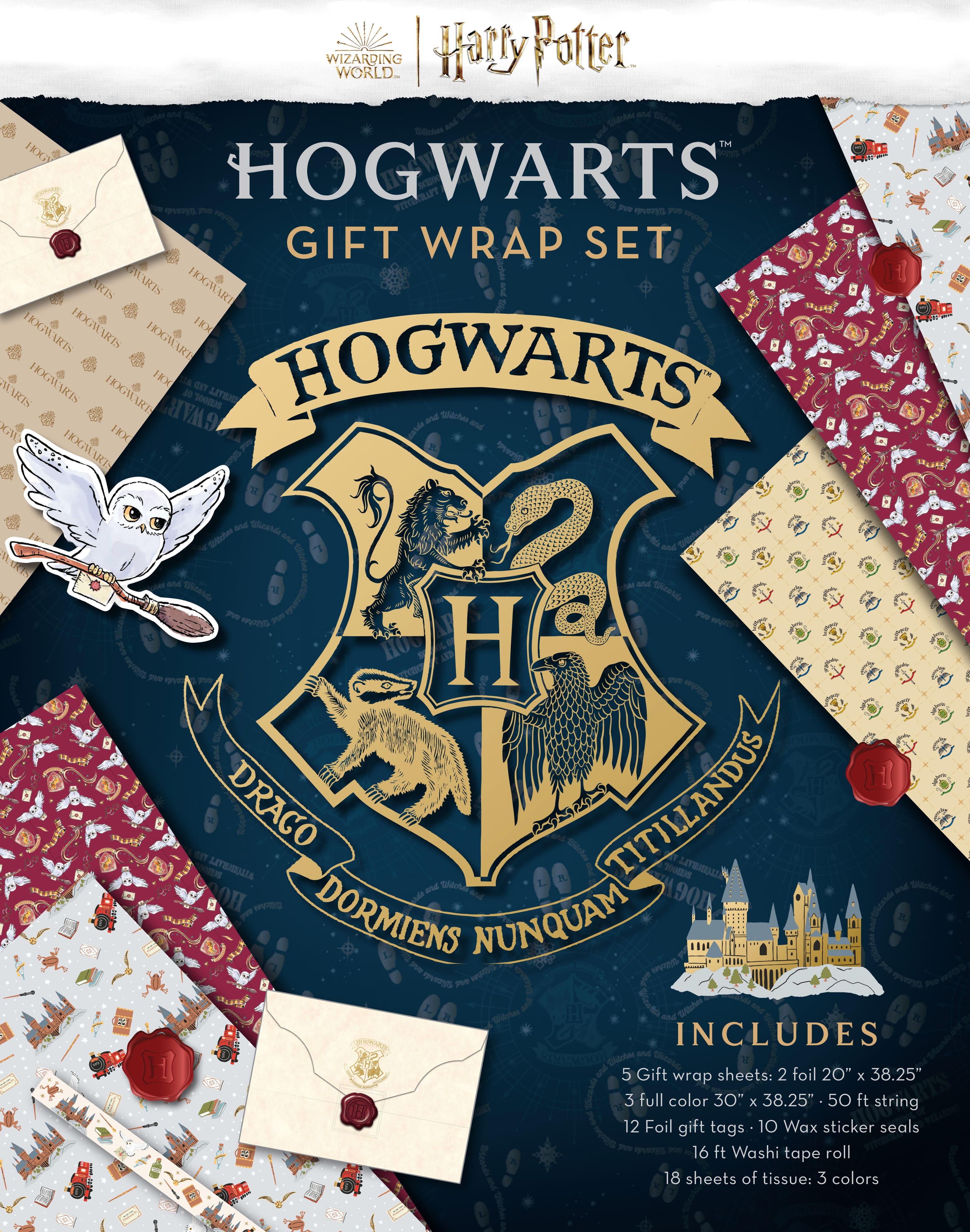 Harry Potter™ Hogwarts™ Gift Wrap Stationery Set