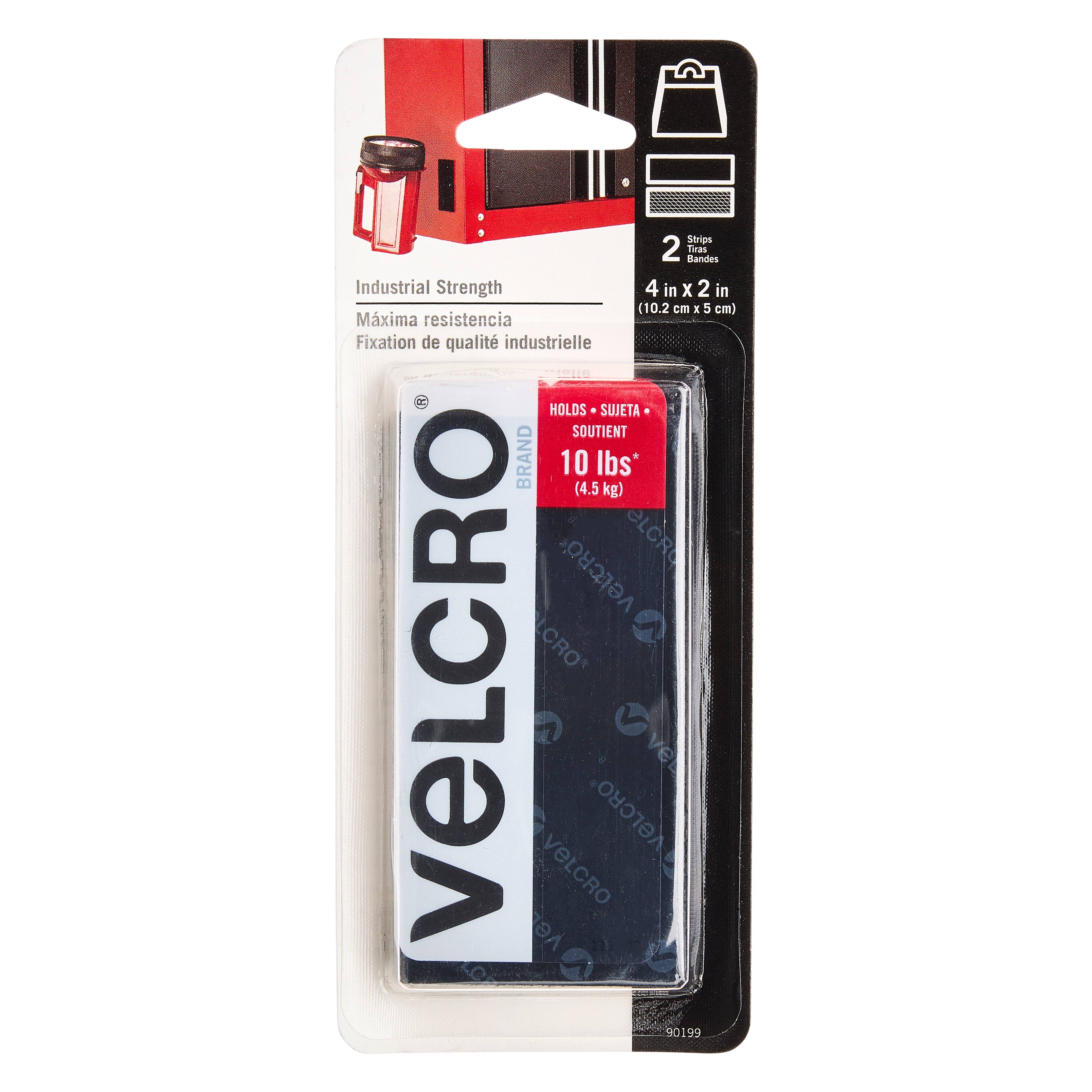 12 Packs: 2 ct. (24 total) VELCRO® Brand Black Industrial Strength Strips