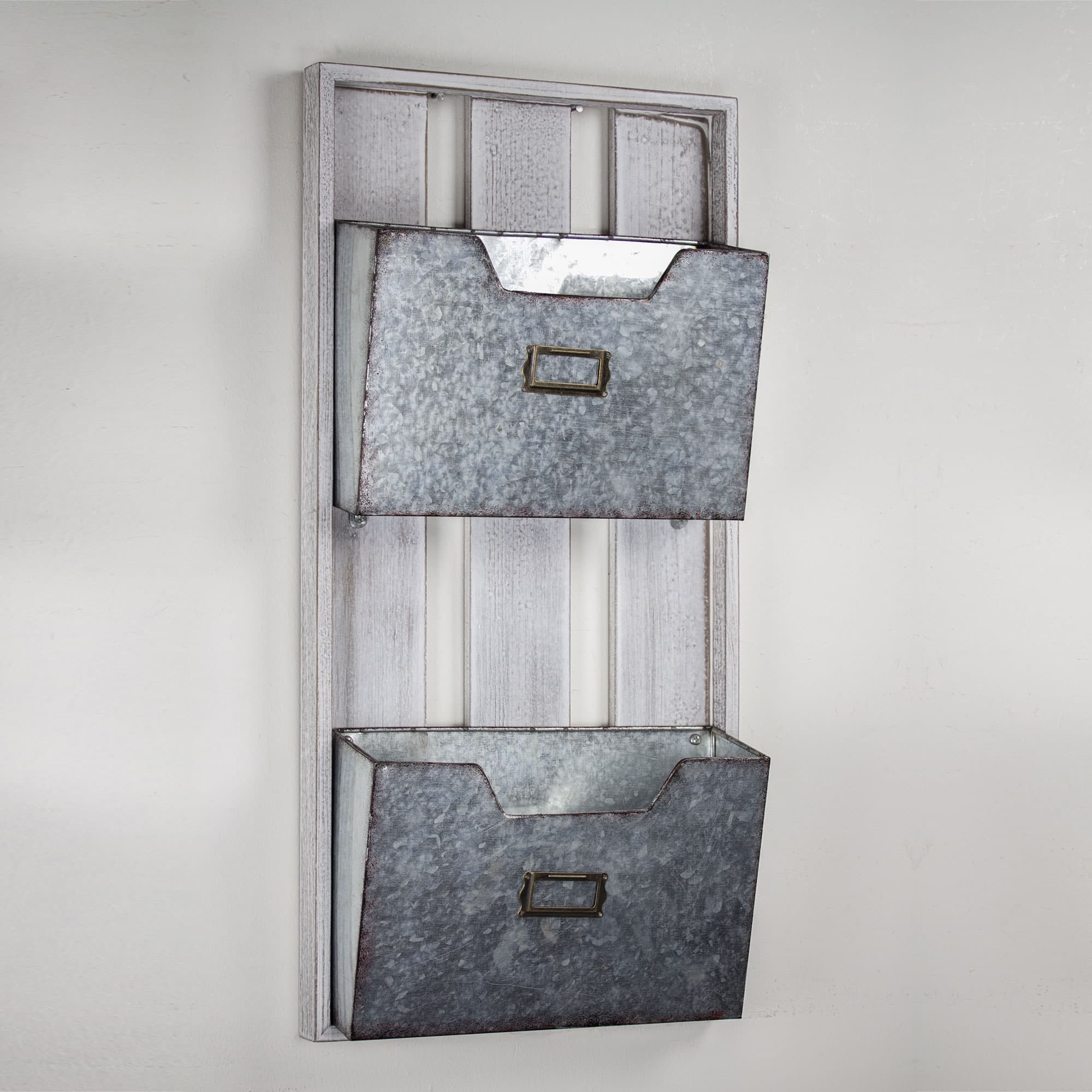 Galvanized Metal Mail & Magazine Wall Organizer | Michaels