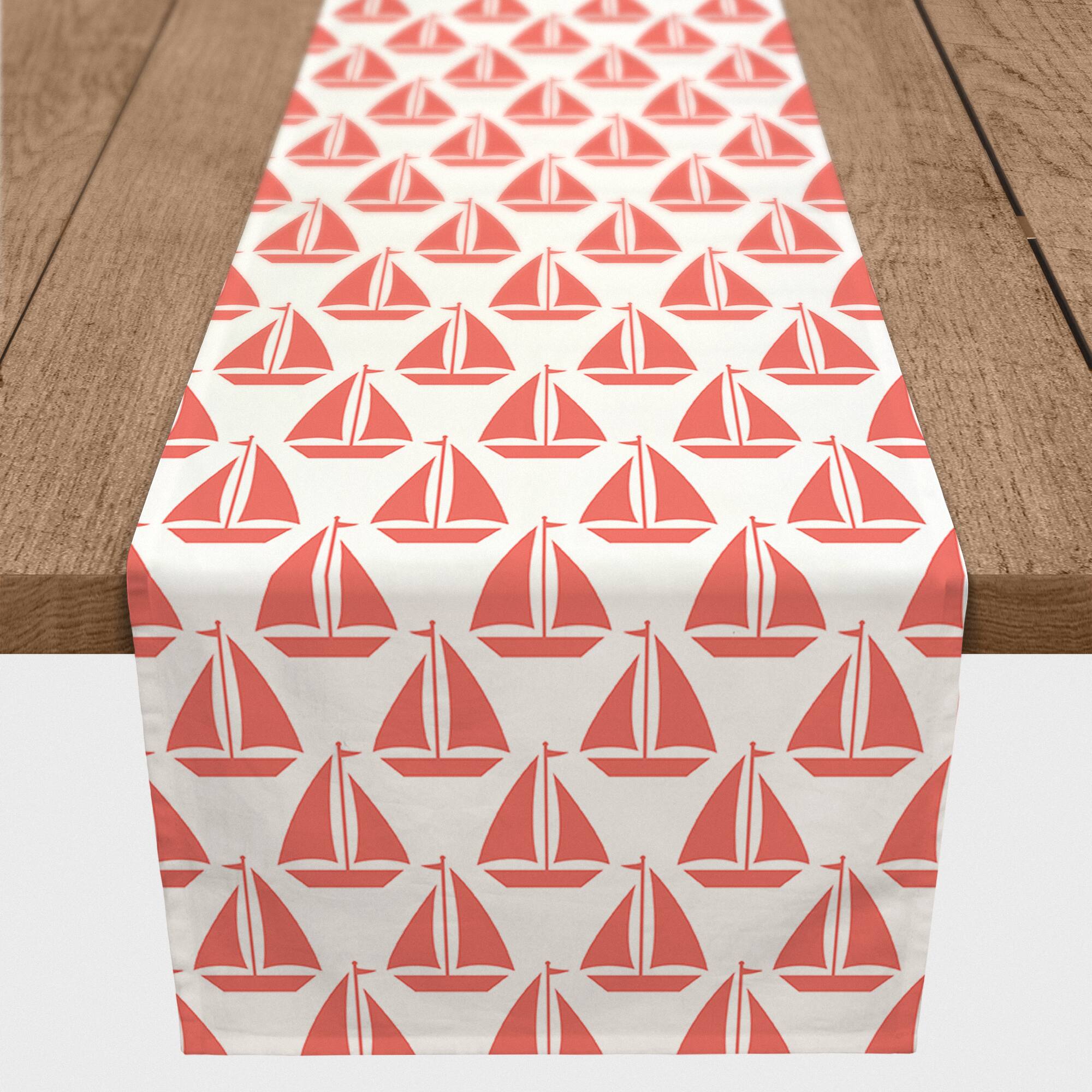 Sailboats Indoor/Outdoor Table Runner