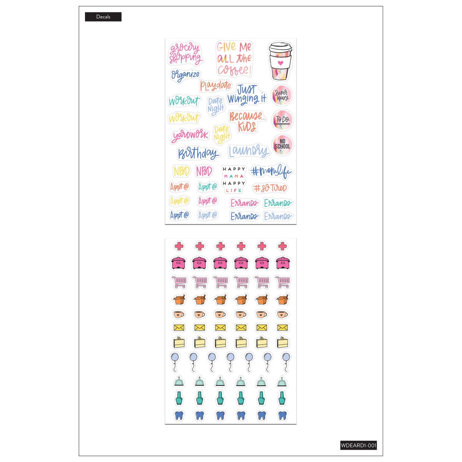 The Happy Planner® Mom Dry Erase Removable Decals Michaels