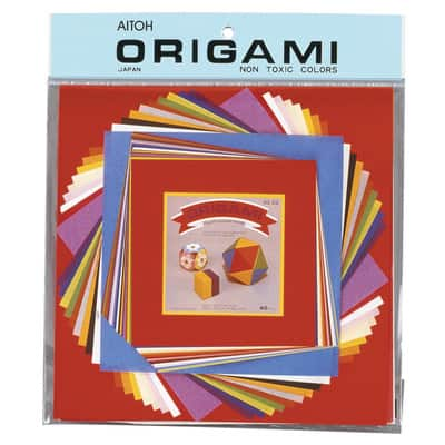 Aitoh Origami Paper 5.875X5.875 50/Pkg, Red