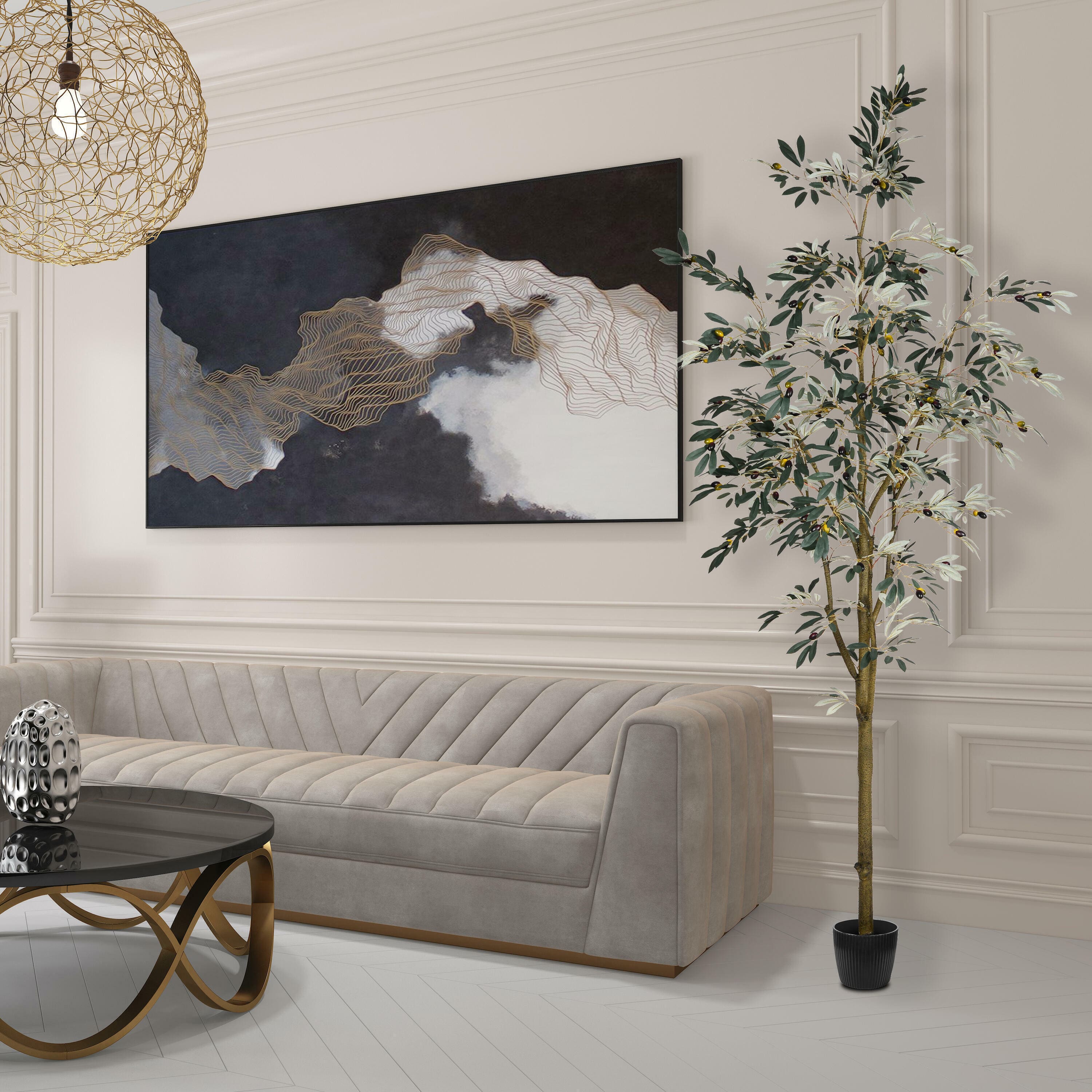 8ft. Potted Olive Tree