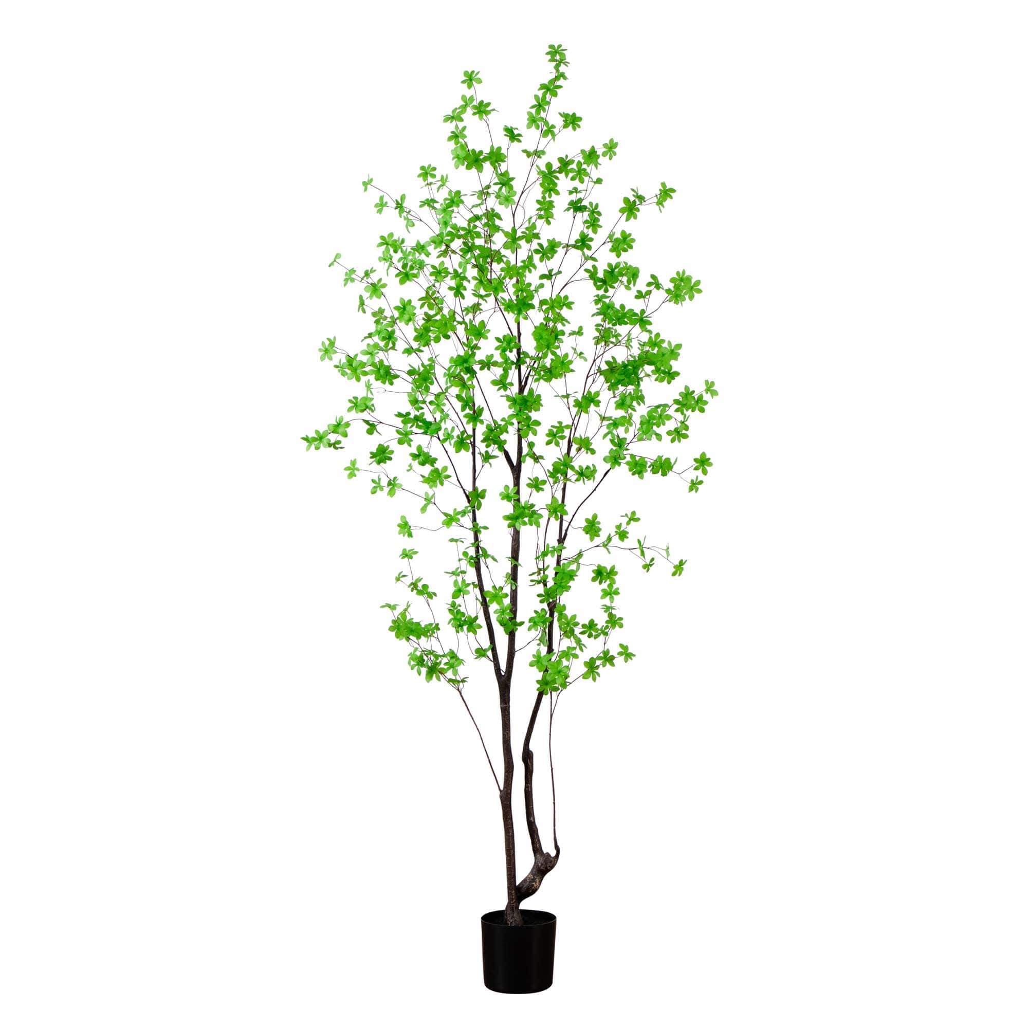 8ft. Potted Artificial Minimalist Enkianthus Tree
