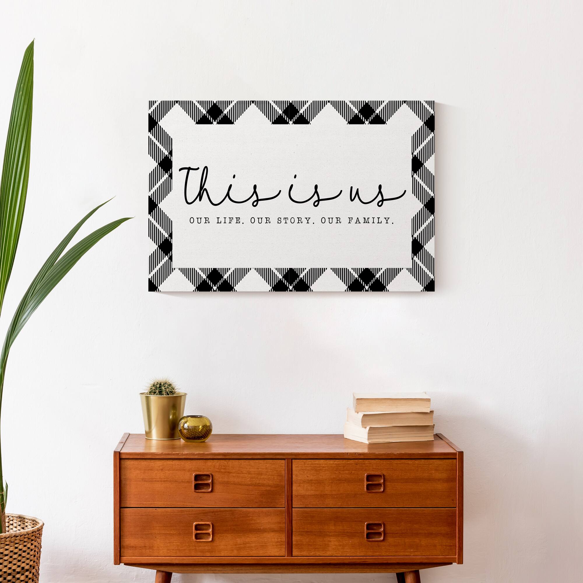 This Is Us 24" x 16" Canvas Wall Art