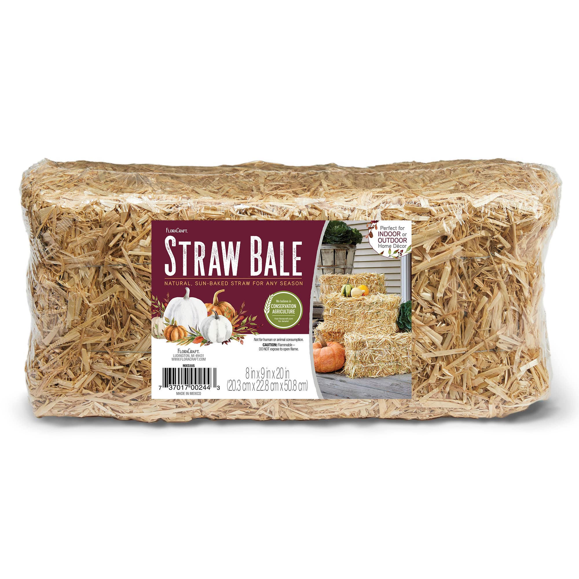 FloraCraft&#xAE; 20&#x22; Straw Bale