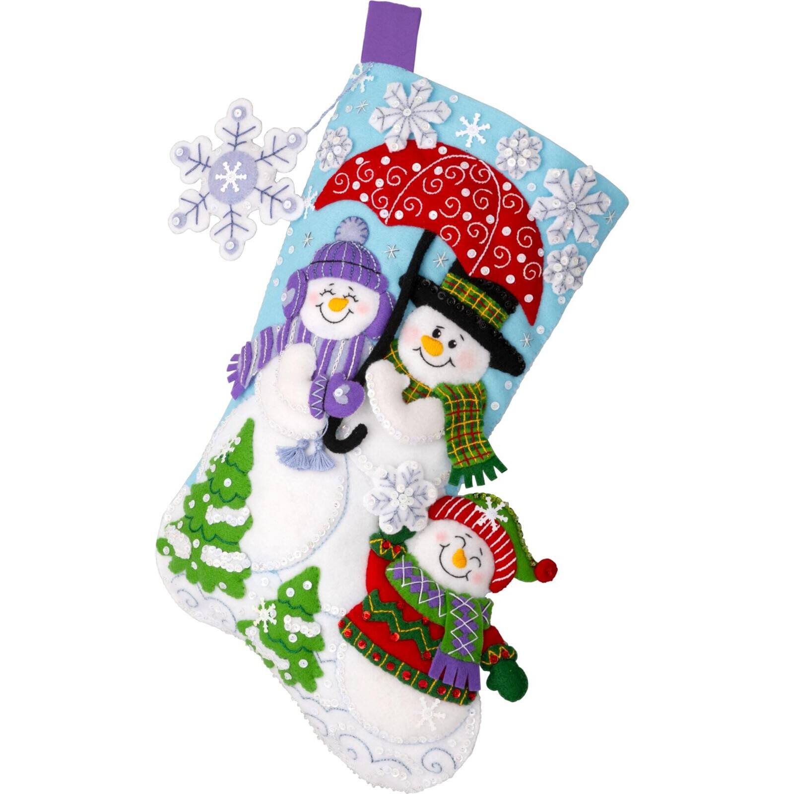 Bucilla&#xAE; Frosty Family Felt Stocking Kit