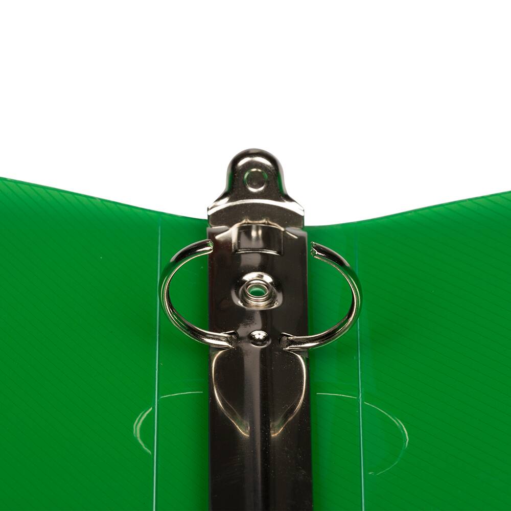 JAM Paper Glass Twill Plastic 3-Ring Binder