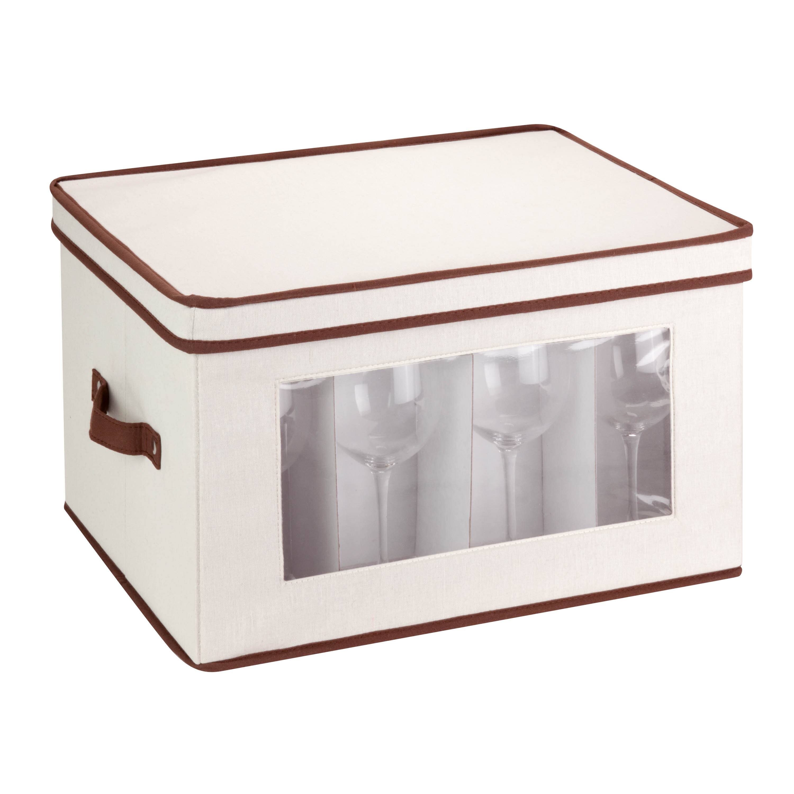 Honey Can Do Natural/Brown Storage Box with Handles