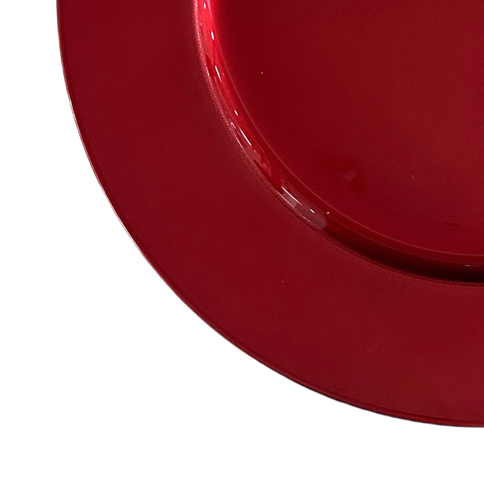 13&#x22; Red Charger Plate by Celebrate It&#x2122;