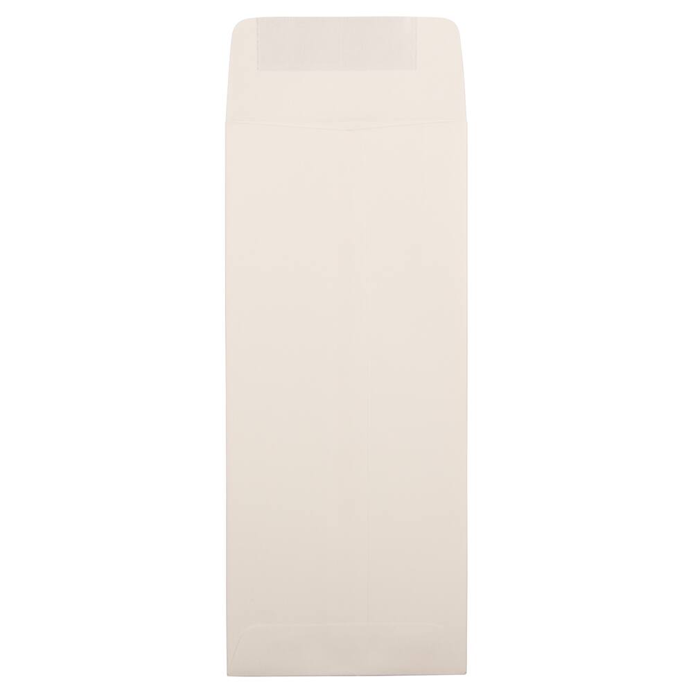 JAM Paper 4.5&#x22; x 10.37&#x22; Natural White Wove Policy Business Strathmore Envelopes, 25ct.